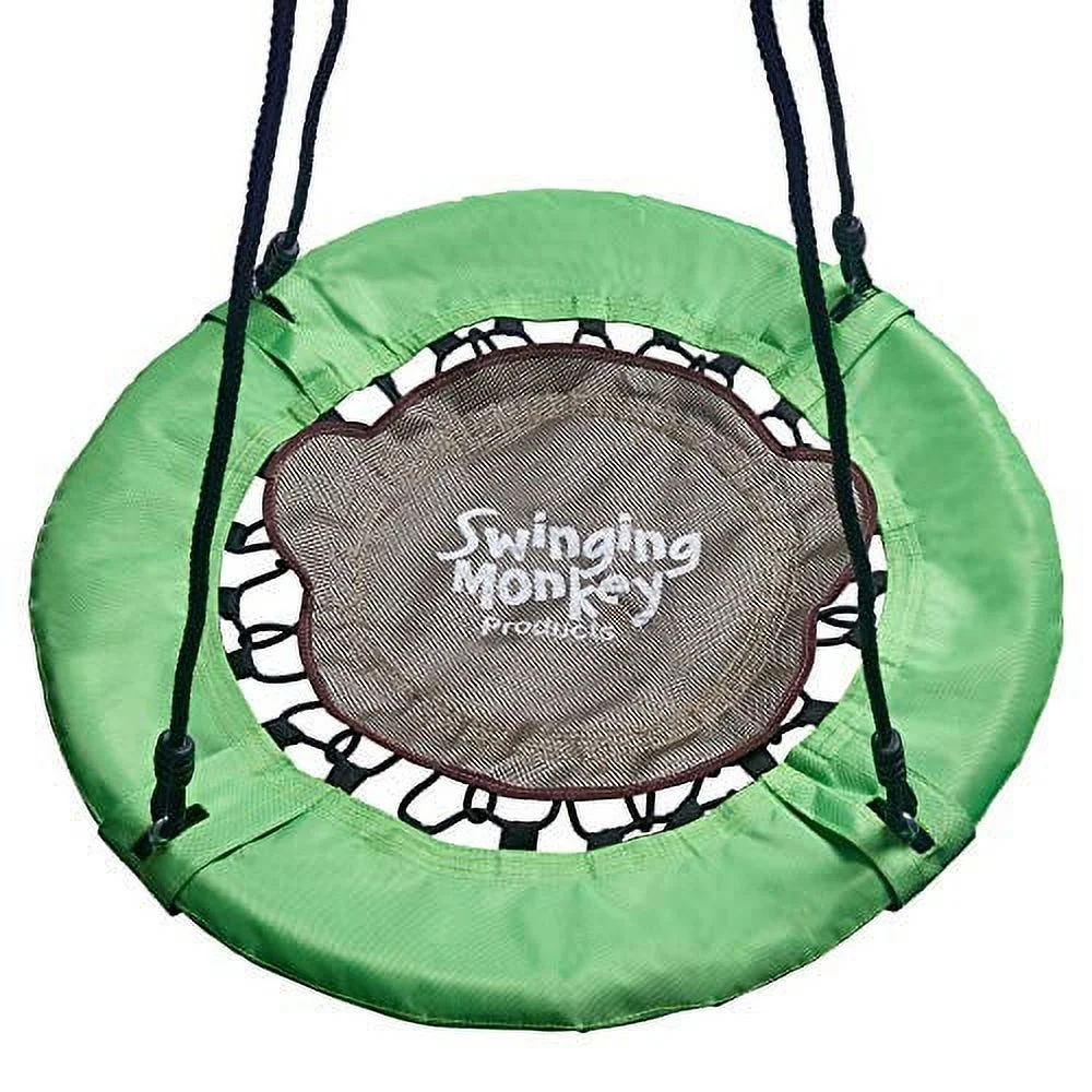 Monkey Bungee Saucer Tree Swing - Outdoor Play, Quick and Easy Assembly and Installation, Fun for Your Family