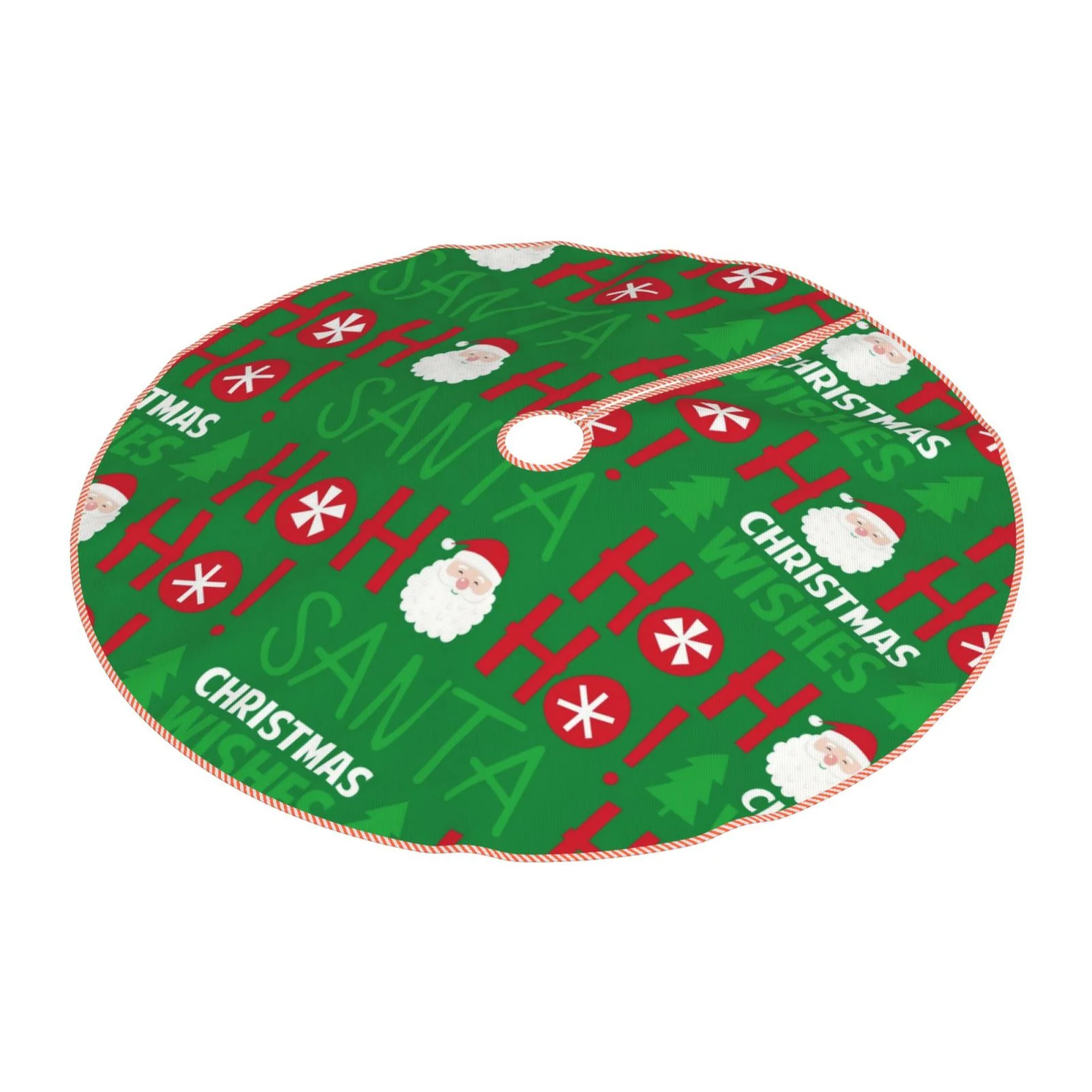 Kll Cute Santa And Ho Ho Ho Christmas Tree Skirt 30