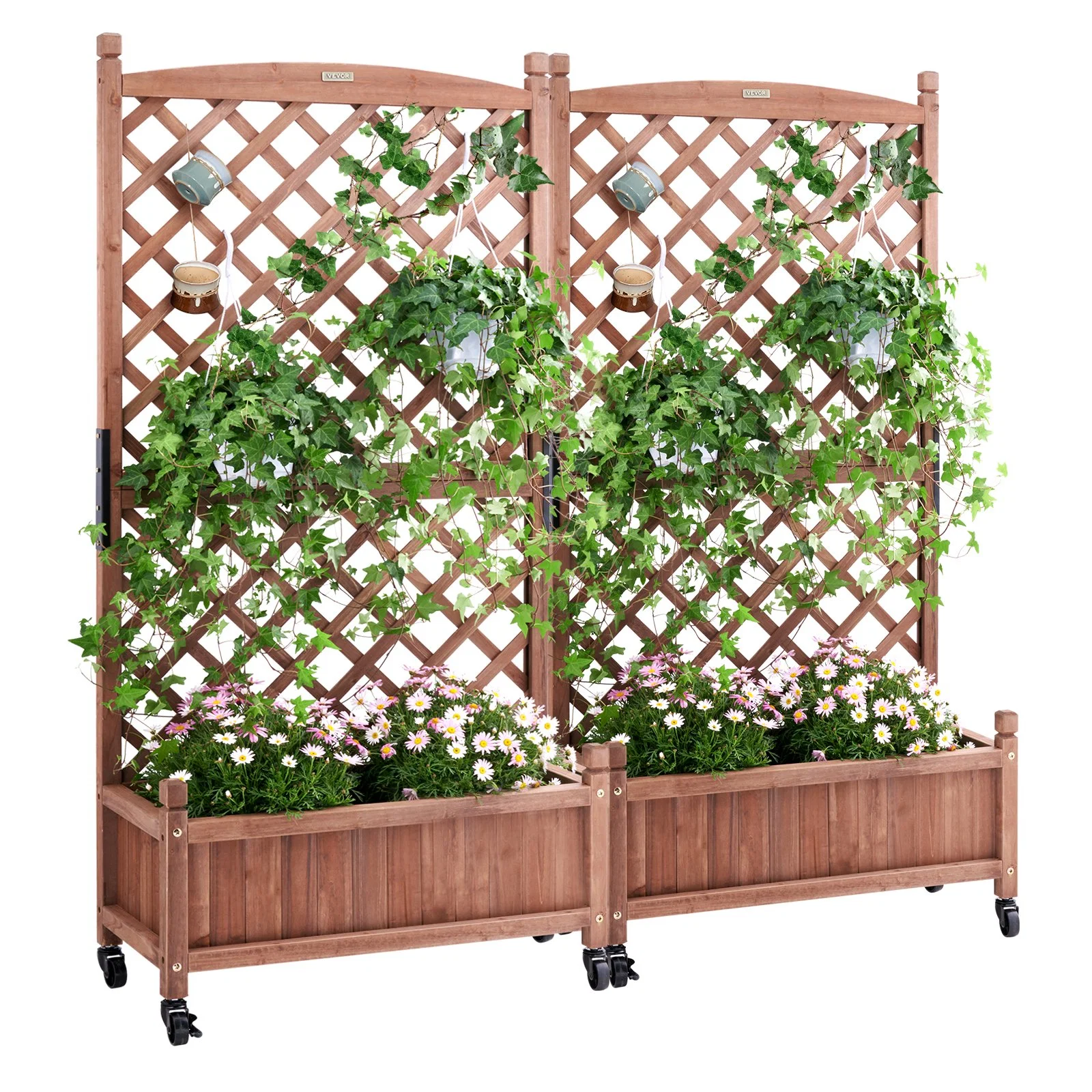 VEVOR 2PCS Raised Garden Bed with Trellis, 60