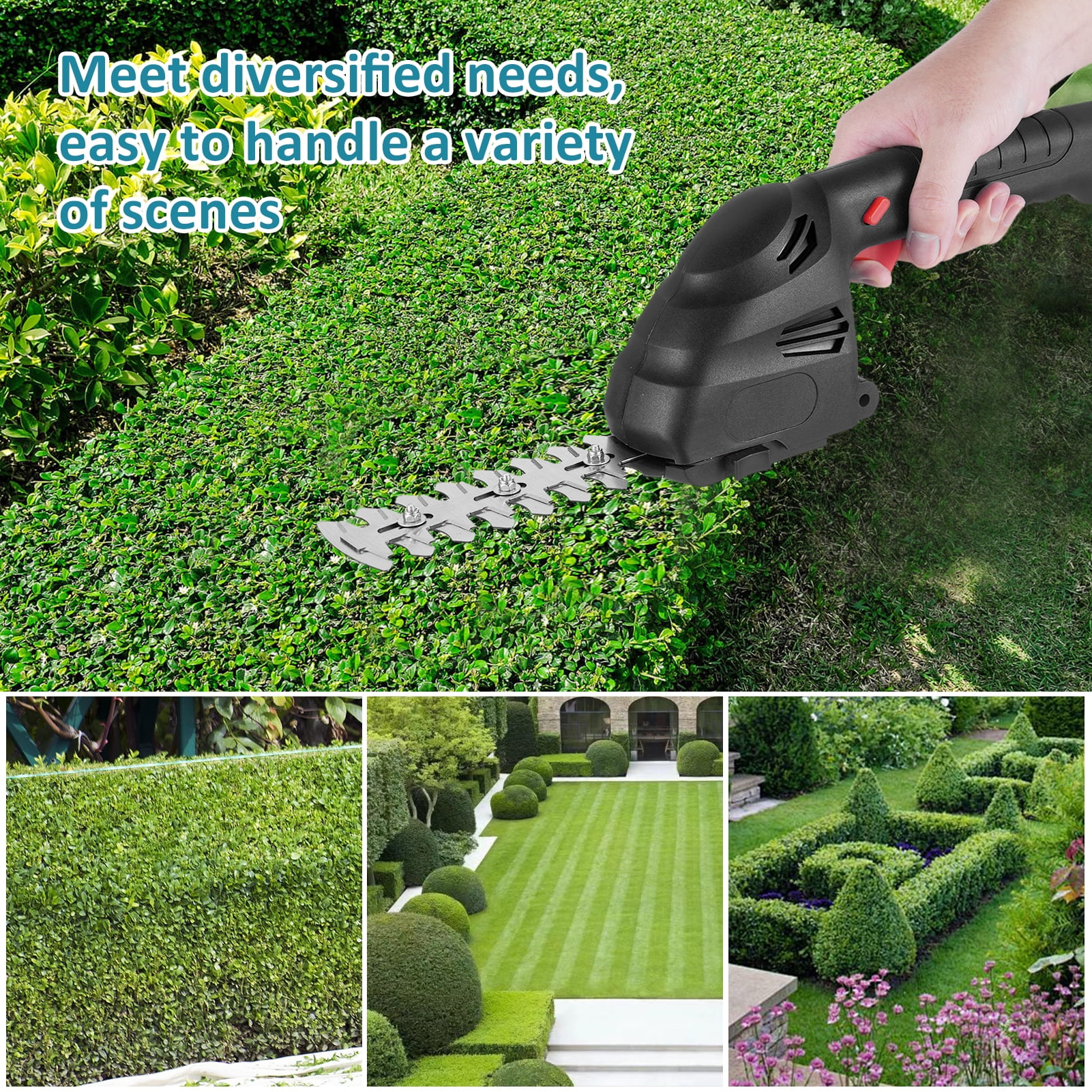 Hedge trimmer,Bush Built And Lawn Battery And In 2.0ah And Type-c Built In Dual-purpose Bush 2.0ah Battery Cable Branch Efficient By And Rod And Dual-purpose And Ideal Branches By And Ideal