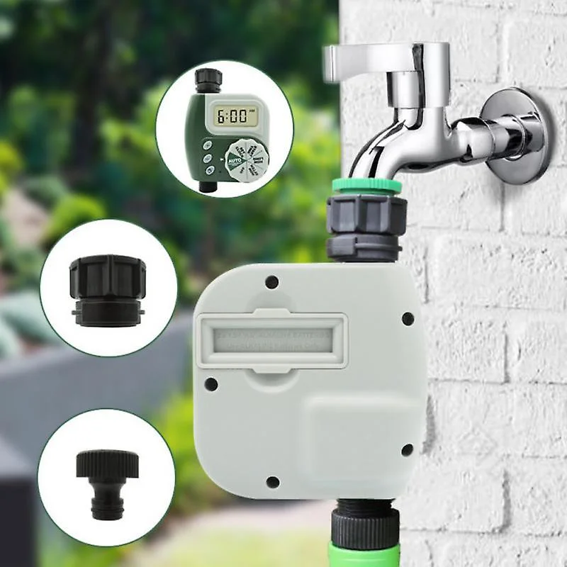 Automatic Electronic LCD Display Home Solenoid Valve Water Timer Garden Plant Watering Timer Irrigation Controller System 1 Pcs