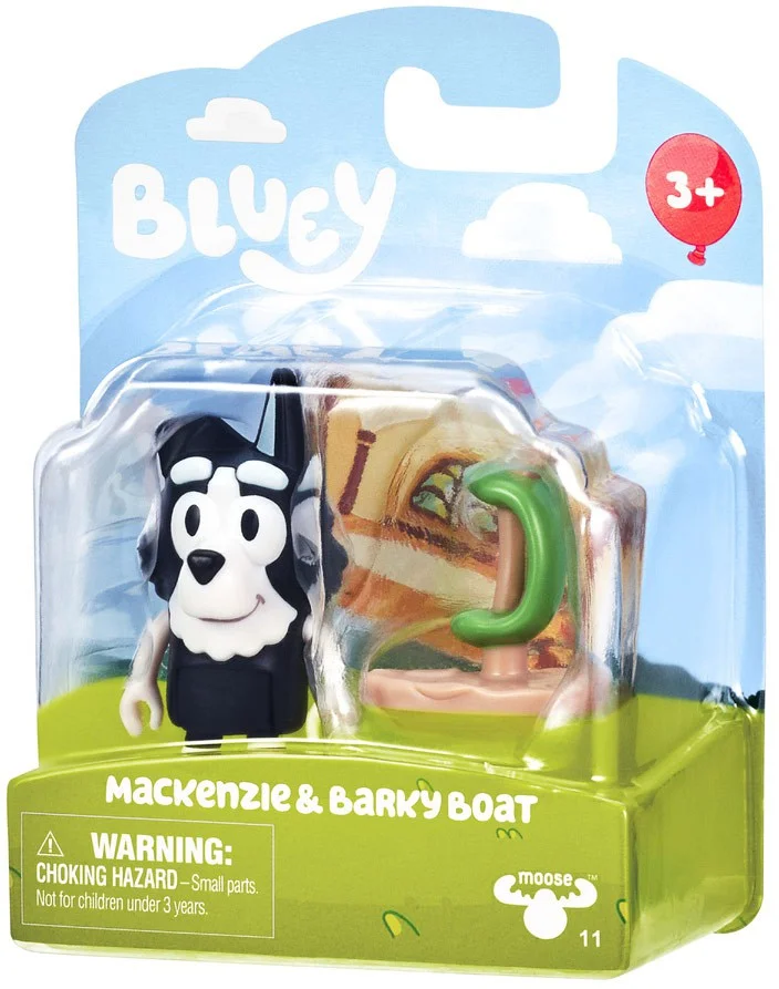 Bluey Mackenzie & Barky Boat Mini Figure