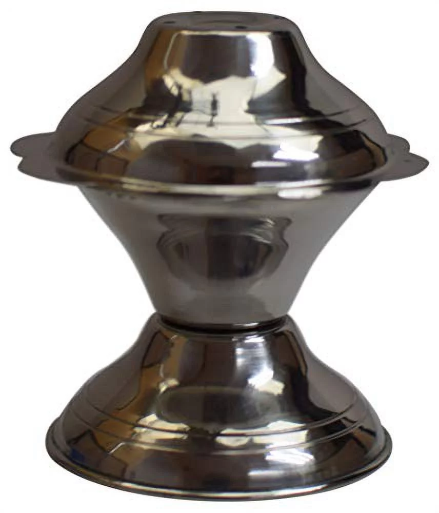 OM SHRI OM Stainless Steel Incense Sticks Holder Agarbatti Stand Diya Holder Steel Design Holder