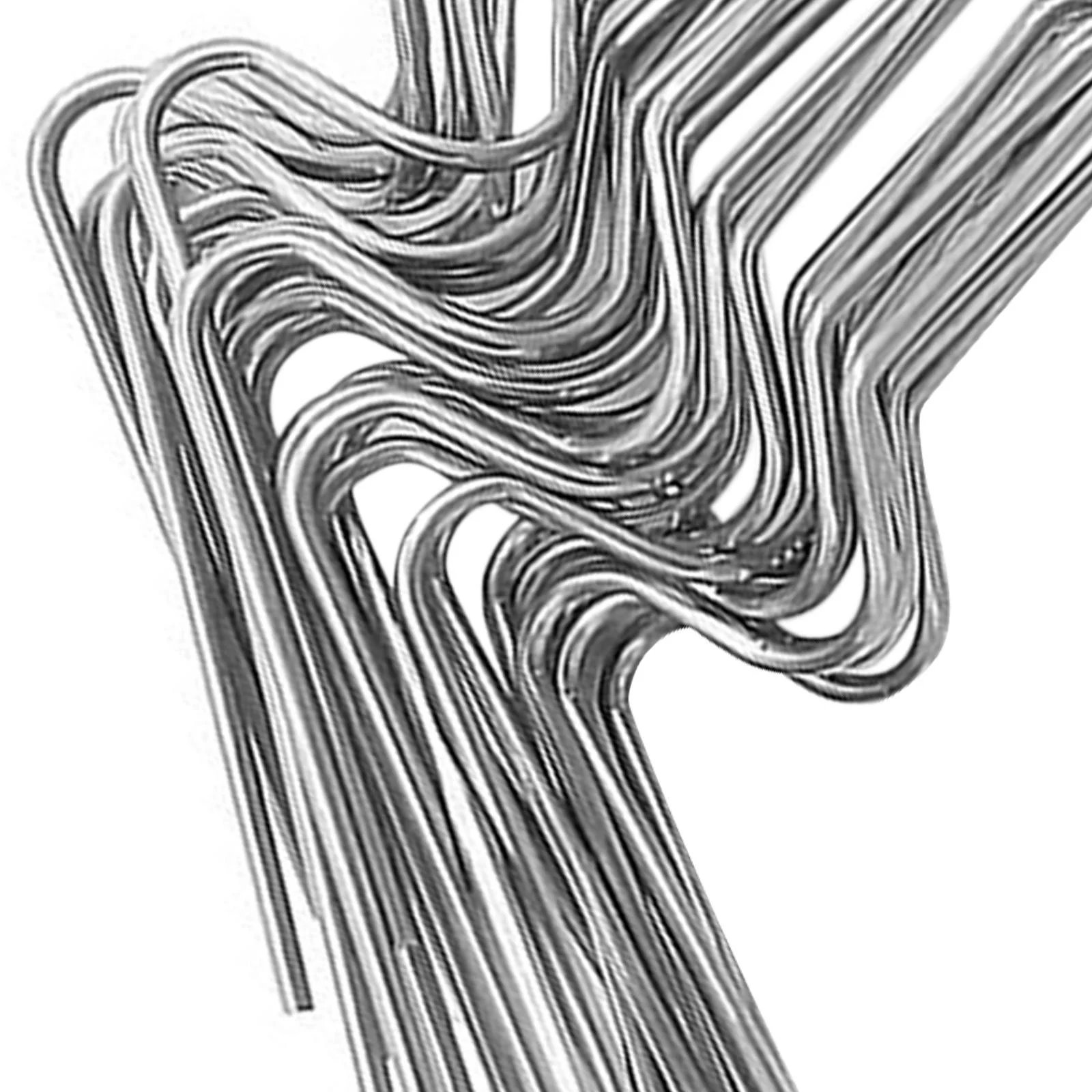 150pcs Stainless Steel Greenhouse Glass Fixing Clips Glazing Clips Mixed