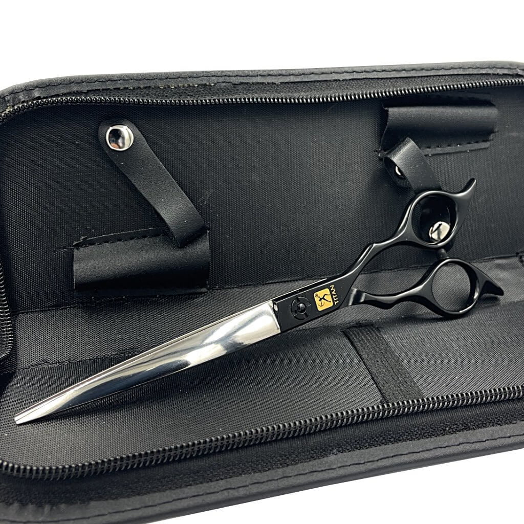 Hand Made Japan Curved Hair Cutting Shears 8