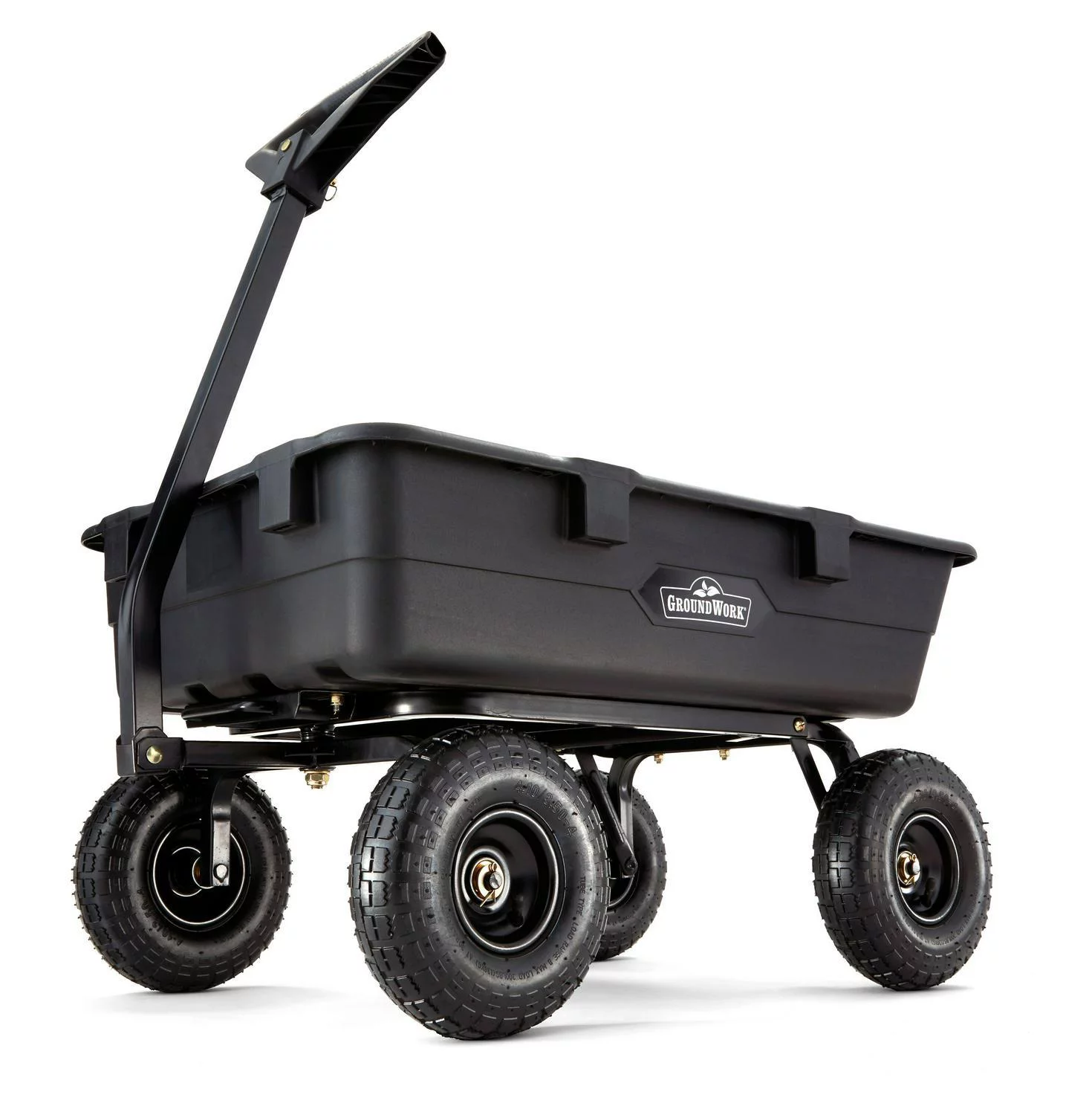 GroundWork 800 lb. Capacity Pro Series Poly Dump Cart
