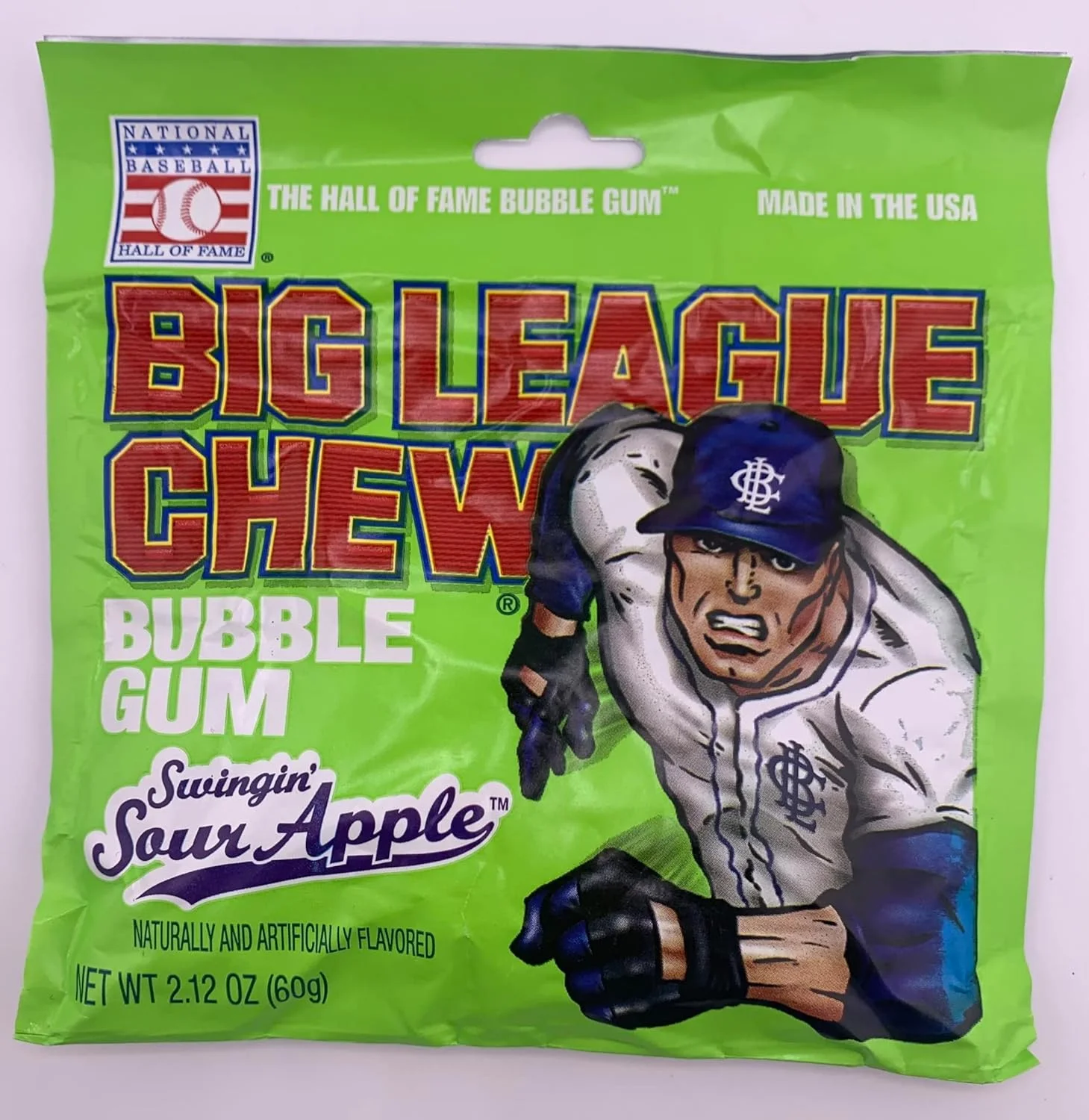 Baseball Bubble Gum Assortment - 5 Count (Strawberry, Grape, Sour, Blue Raspberry, Original)