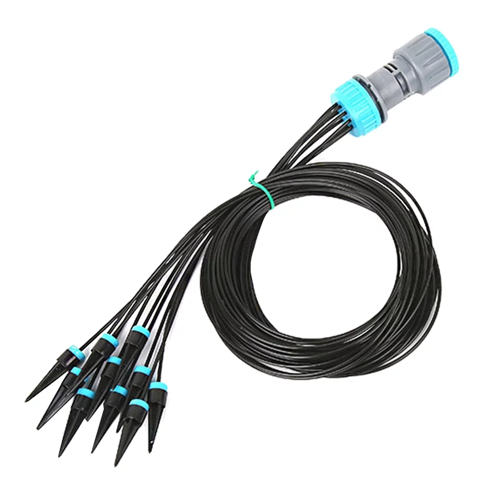 Guichaokj Automatic Watering Drip Irrigation System Kit Gardening Drip Irrigation Set Watering Tool for Home Store Yard Use (Sky-blue)