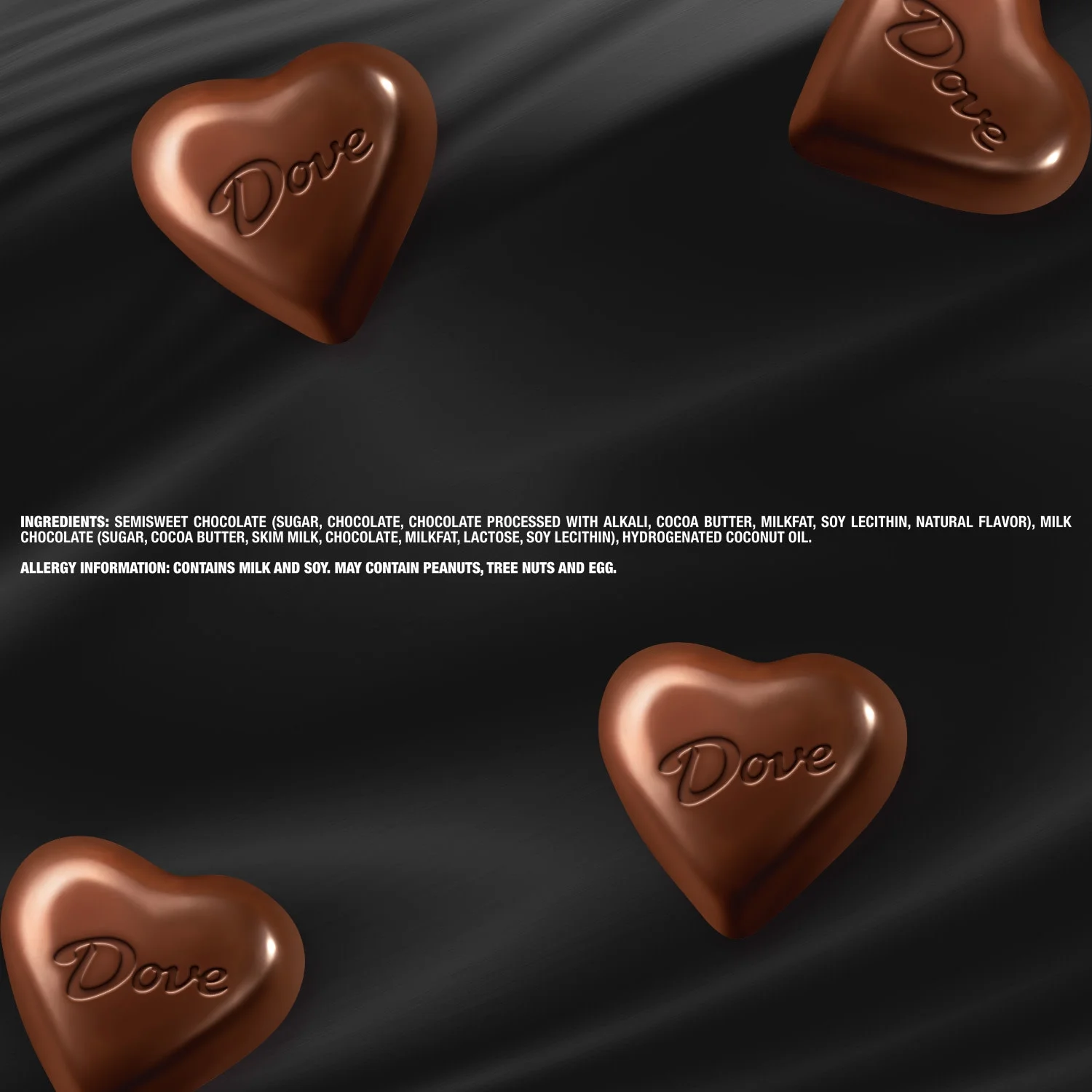 Dove Dark Chocolate Truffle Hearts Valentine's Day Candy - 5.82 Oz Heart Tin