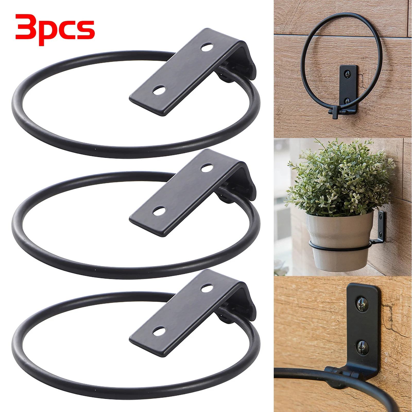 LLQkigsxse Woven Flower Pot Collapsable Metal Planter Pots Hook Hangers For Indoor & Outdoor Decorative Dog Birthday Gift