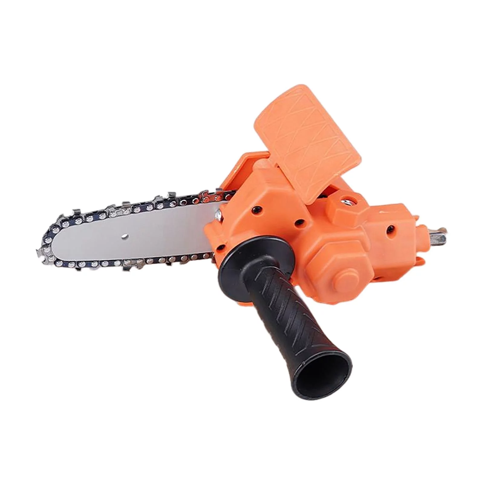 Handheld Electric Chain Wood Cutter Hand for Garden Pruning Orange