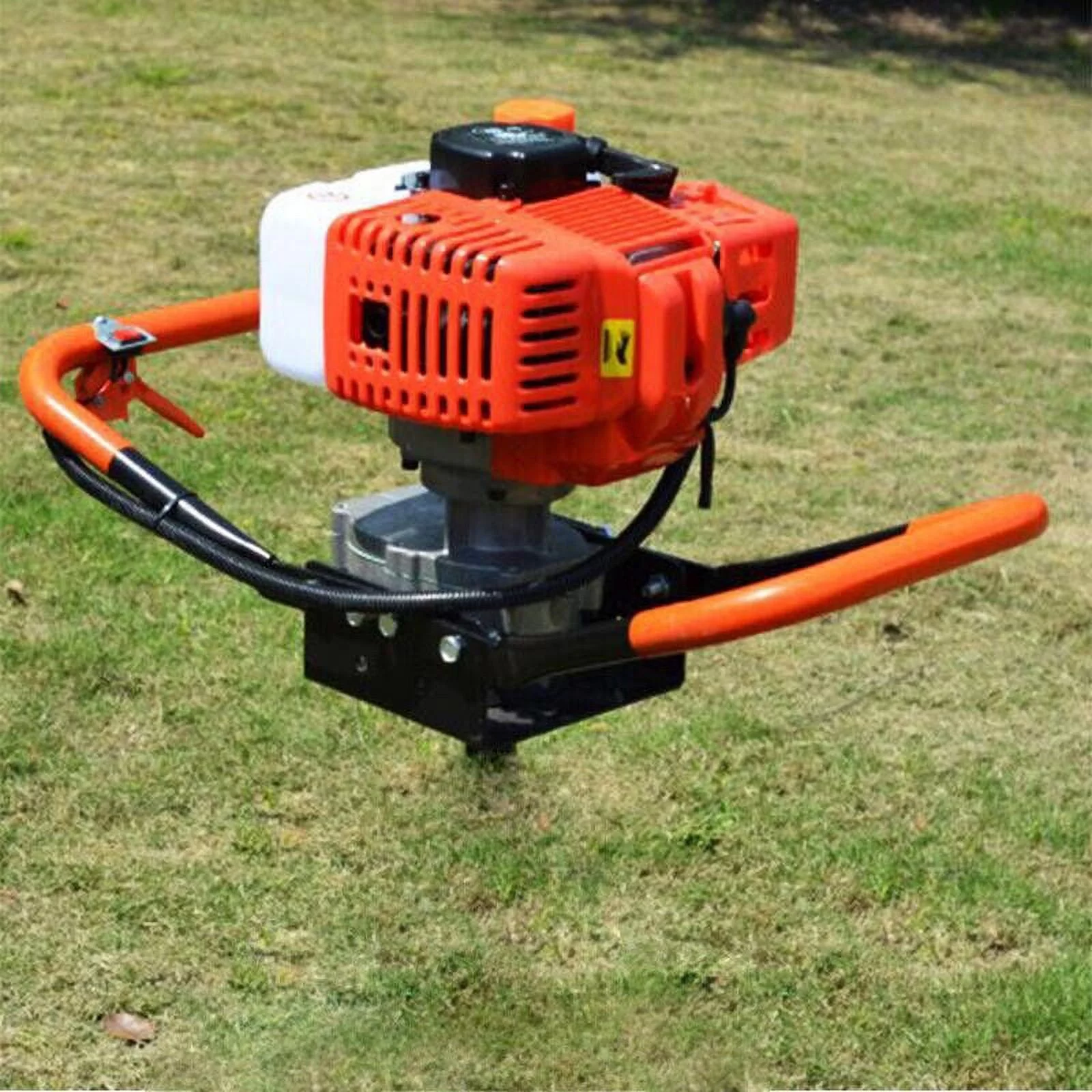 Miumaeov Earth Auger Digging Machine Gas Powered Post Hole Digger 52CC 2-Stroke