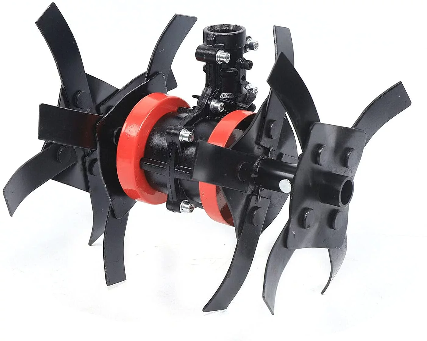 Fetcoi Tiller Cultivator, 52CC 1.7HP 2 Stroke Gas Powered Backpack Garden Rototiller Cultivator Hedge Trimmer Yard Tilling Tool