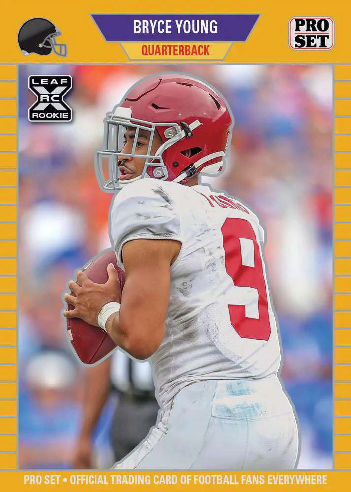 NFL 2023 Pro Set Metal Single Card /199 Limited Edition Gold Bryce Young #18 (Rookie)