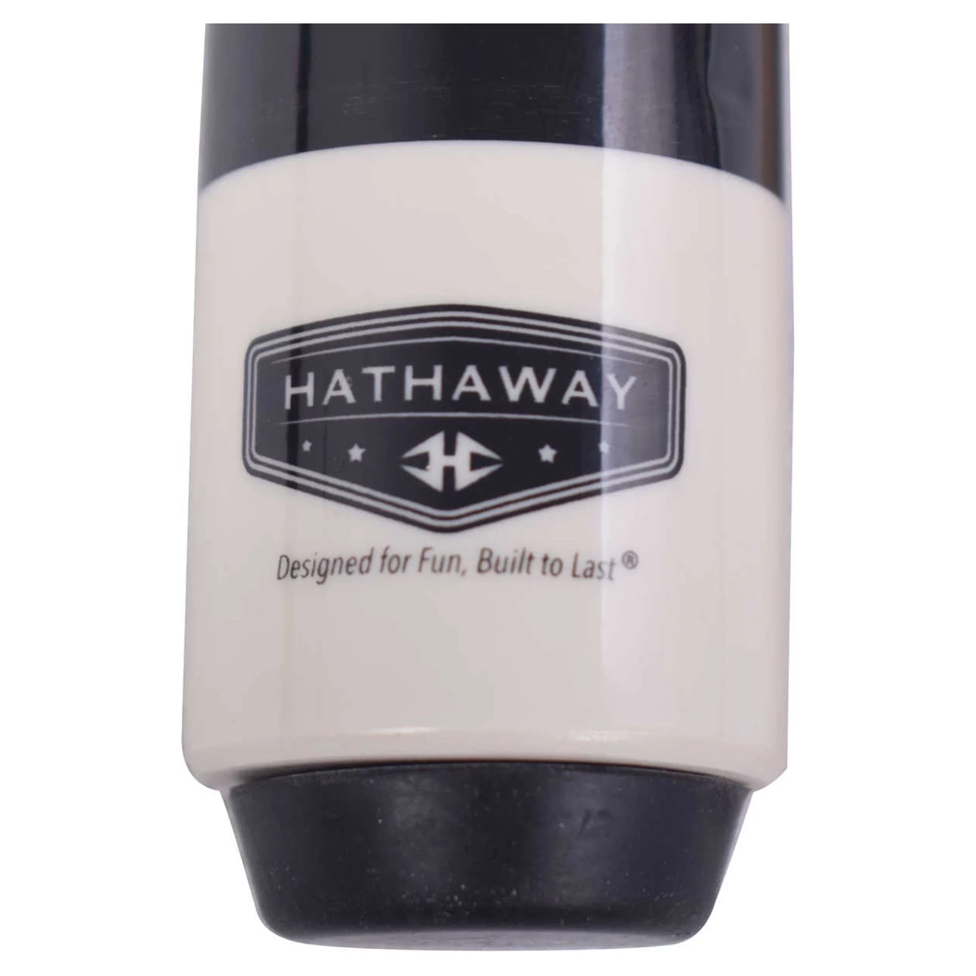 Hathaway Conquest 58 In. Maple Cue and 30.5-in L x 3-in diameter Case Set, Black