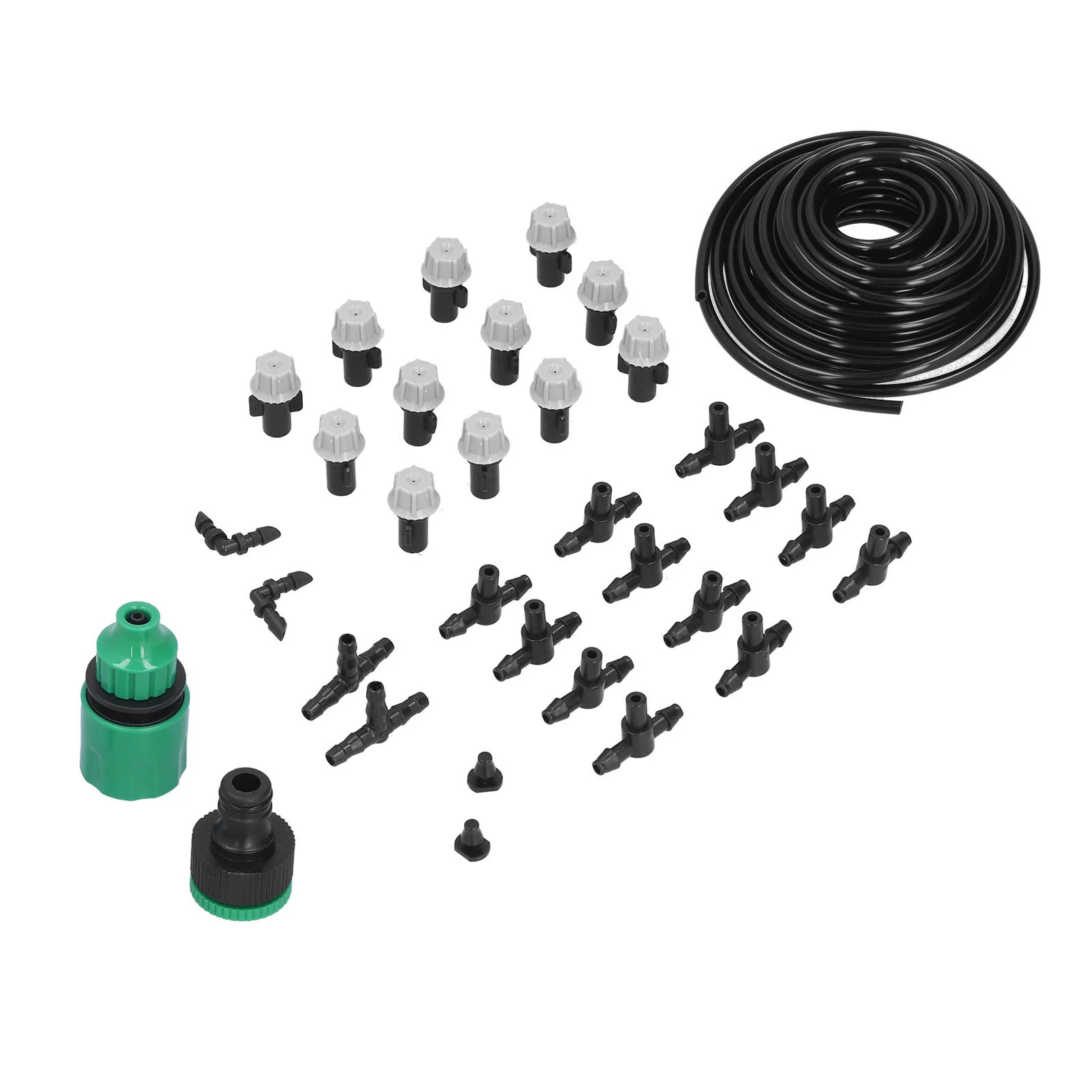 Irrigation System Irrigation Kit 10m Hose Watering Sprinkler Punch Free Automatic Atomizing Nozzle Garden Irrigation Set