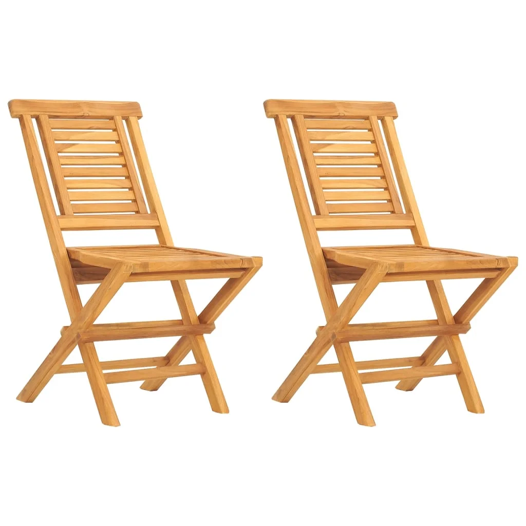 OWSOO Garden ChairSolid Teak Wood, Foldable Function, Comfortable Backrest