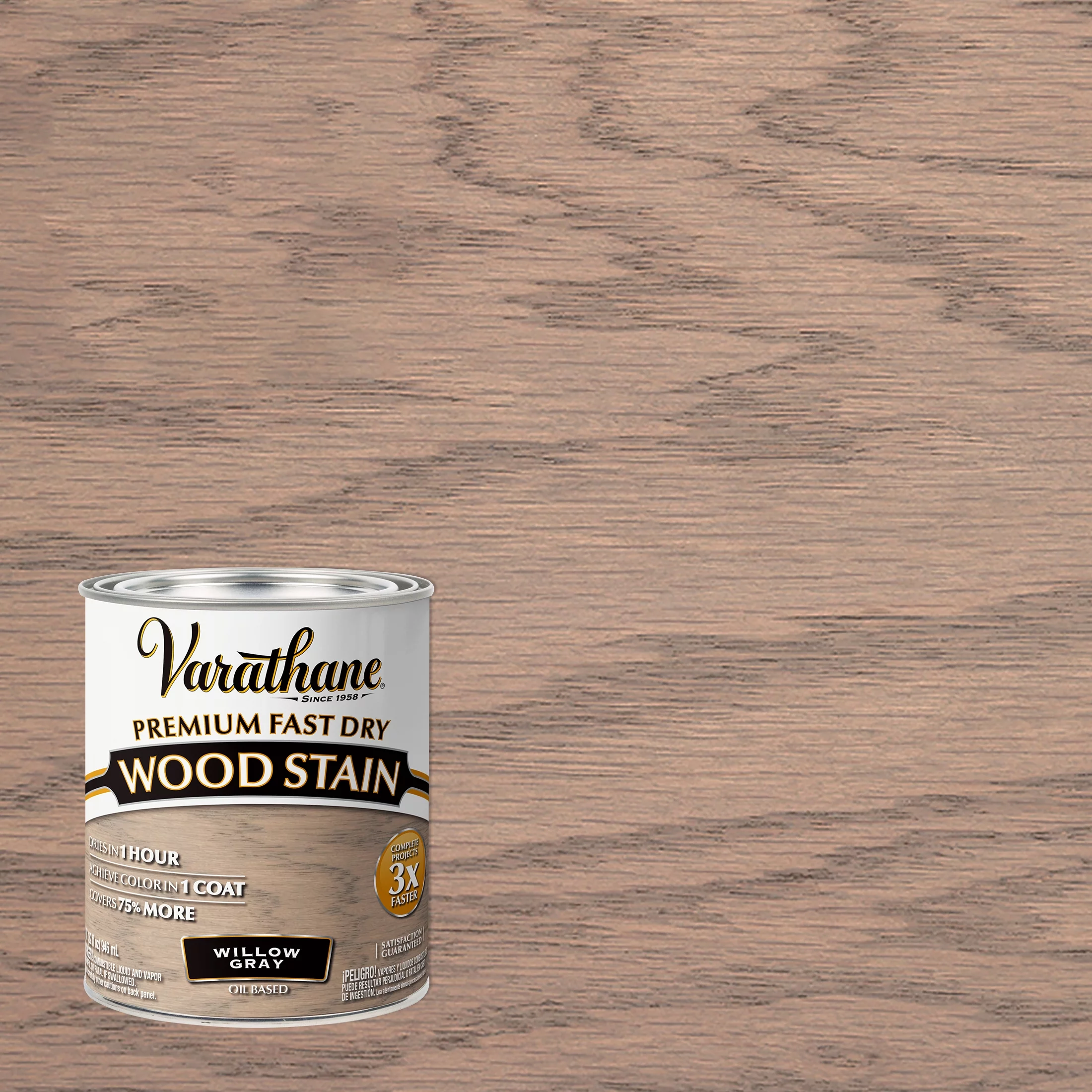 Willow Gray, Varathane Premium Fast Dry Wood Stain-357180, Quart, 2 Pack