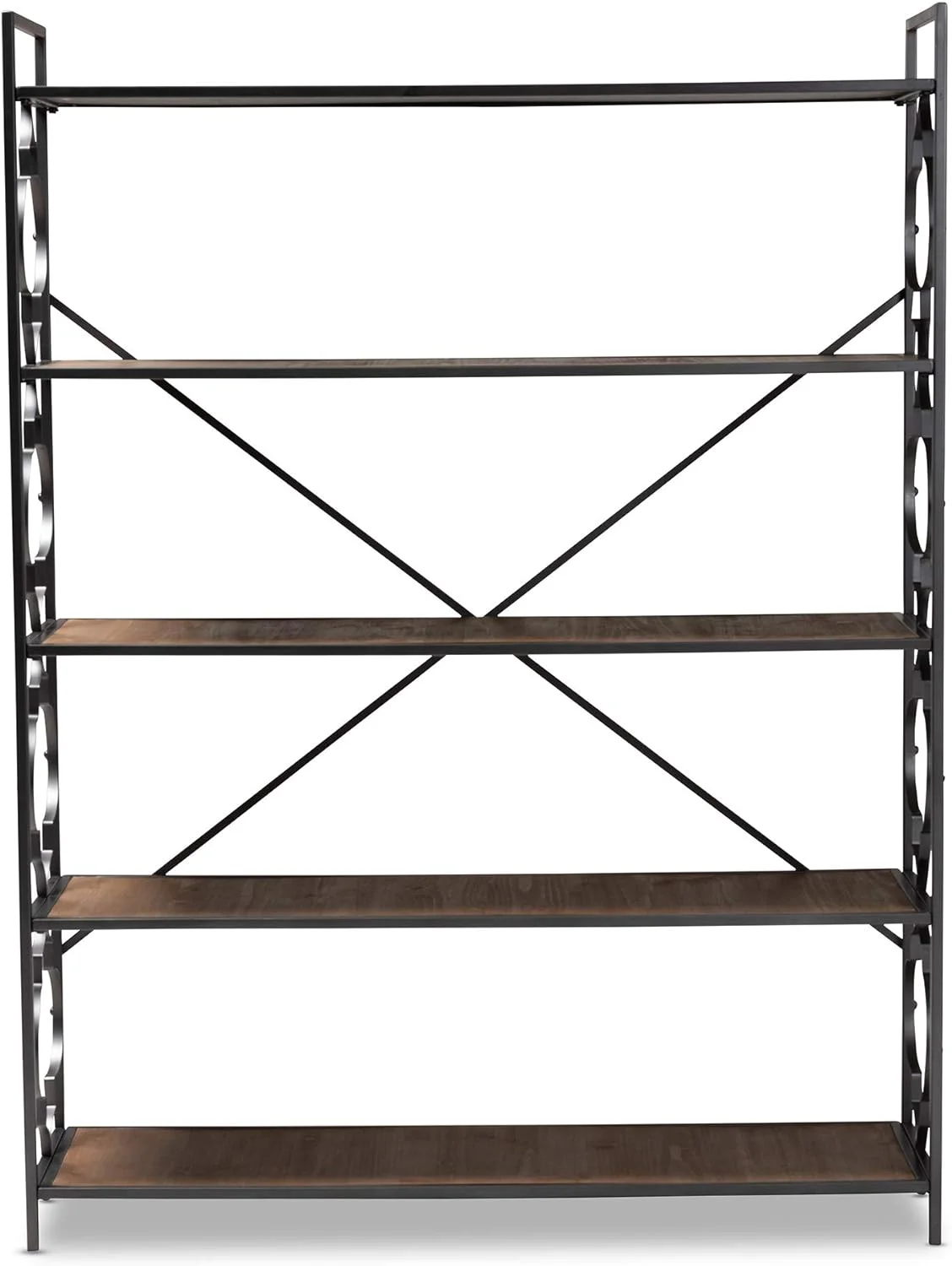 YGDU Shelving, One Size, Natural Oak/Black