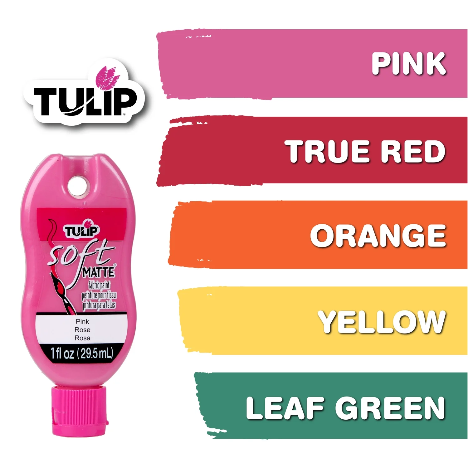 Tulip 1 fl oz Soft Fabric Paint 10 Pack Rainbow