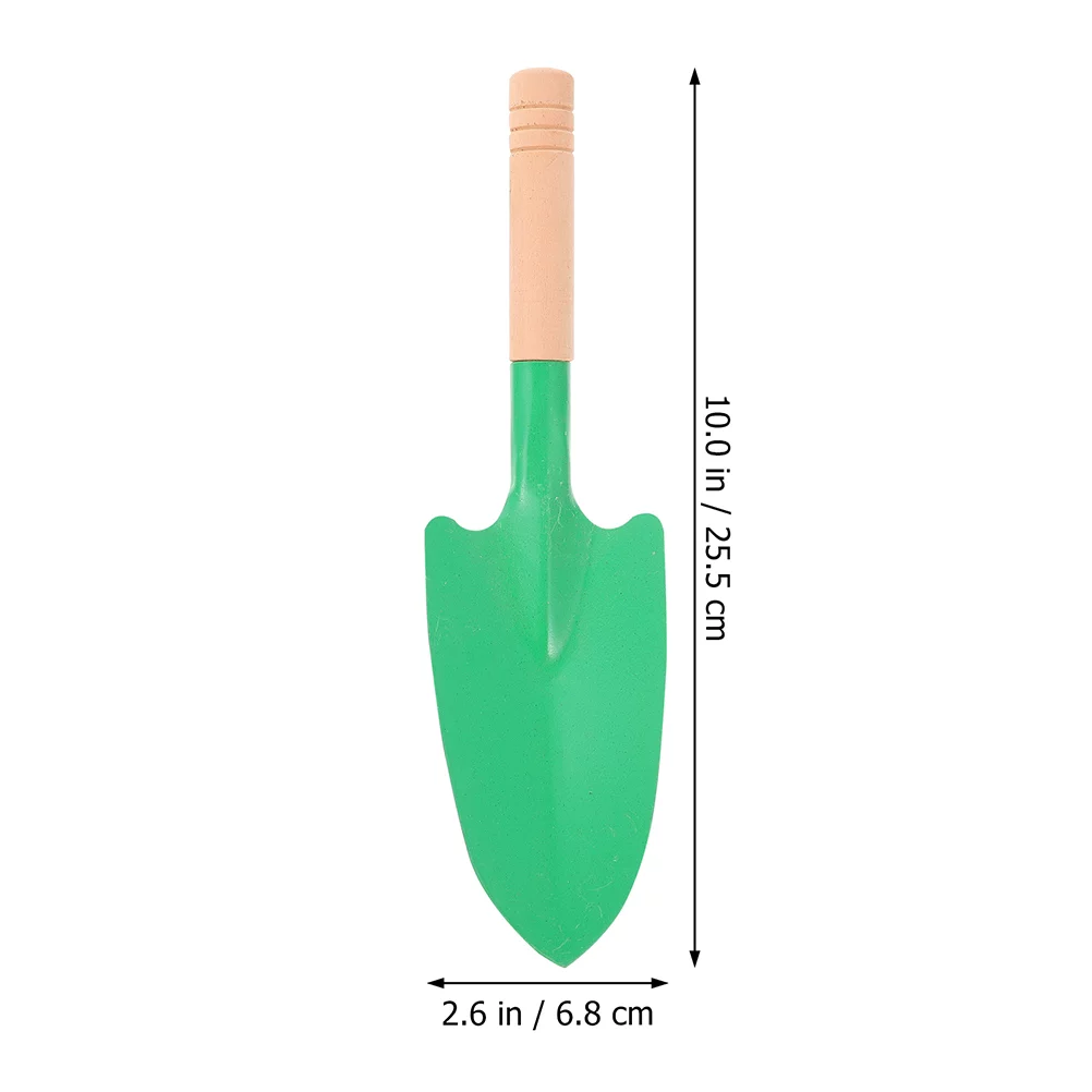 8 Pcs Wooden Handle Shovel Gardening Small Shovels for Steel Tool Tools Spade Child