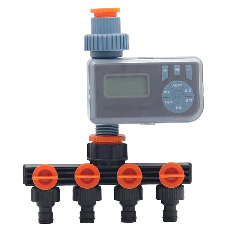 Smart Electronic Automatic LCD Display Water Timer Digital Irrigation Controller Waterproof Cover Home Garden Watering Pump 1Set