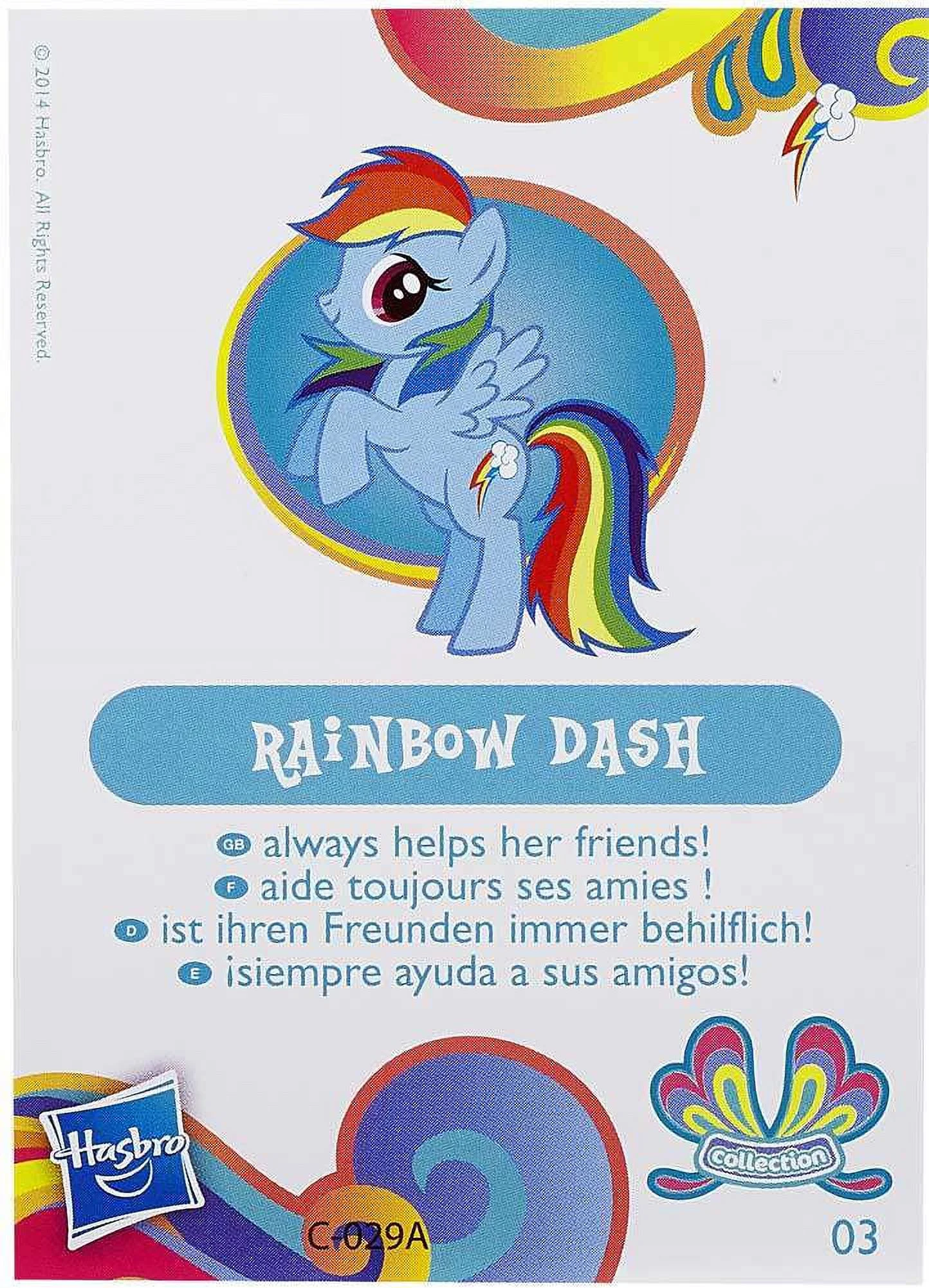 My Little Pony Series 10 Rainbow Dash PVC Figure (No Packaging)