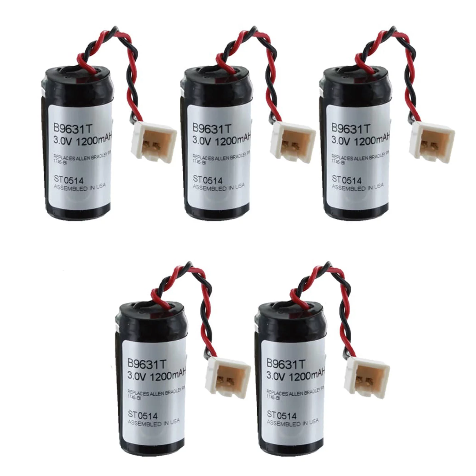 5pc 3V PLC Battery Programmable Logic Co B9631T SLC100 SLC150