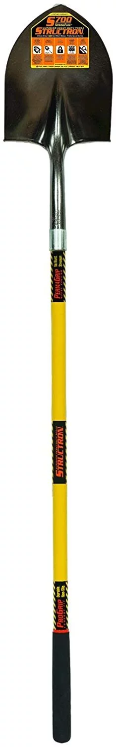 Seymour S700 48-Inch Fiberglass Long Handle Structron Round Point Shovel
