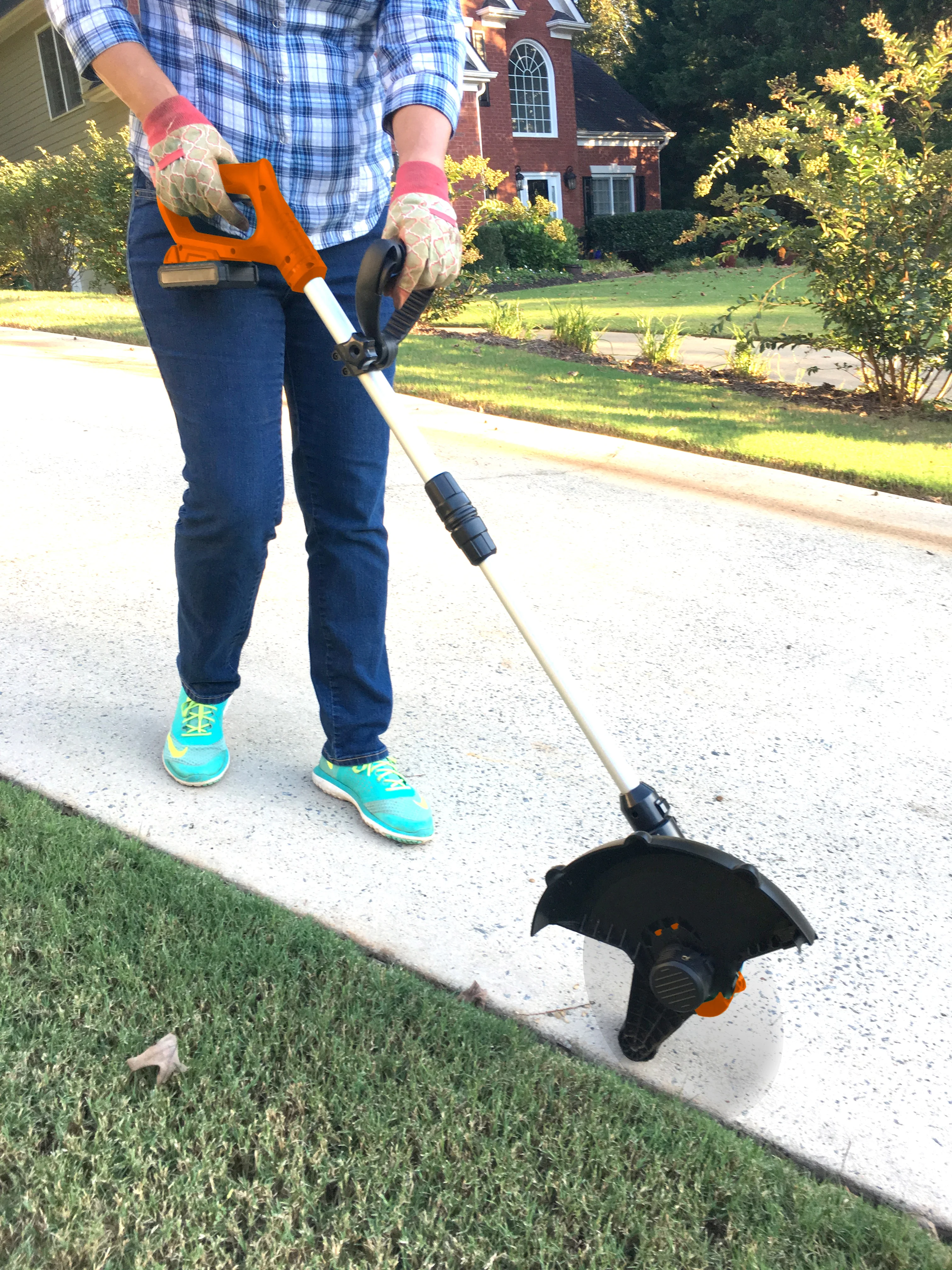 Yard Force 15 in. String Trimmer 5.5 Amp Corded Electric Dual-Line 2-in-1 Weed Wacker + Edger