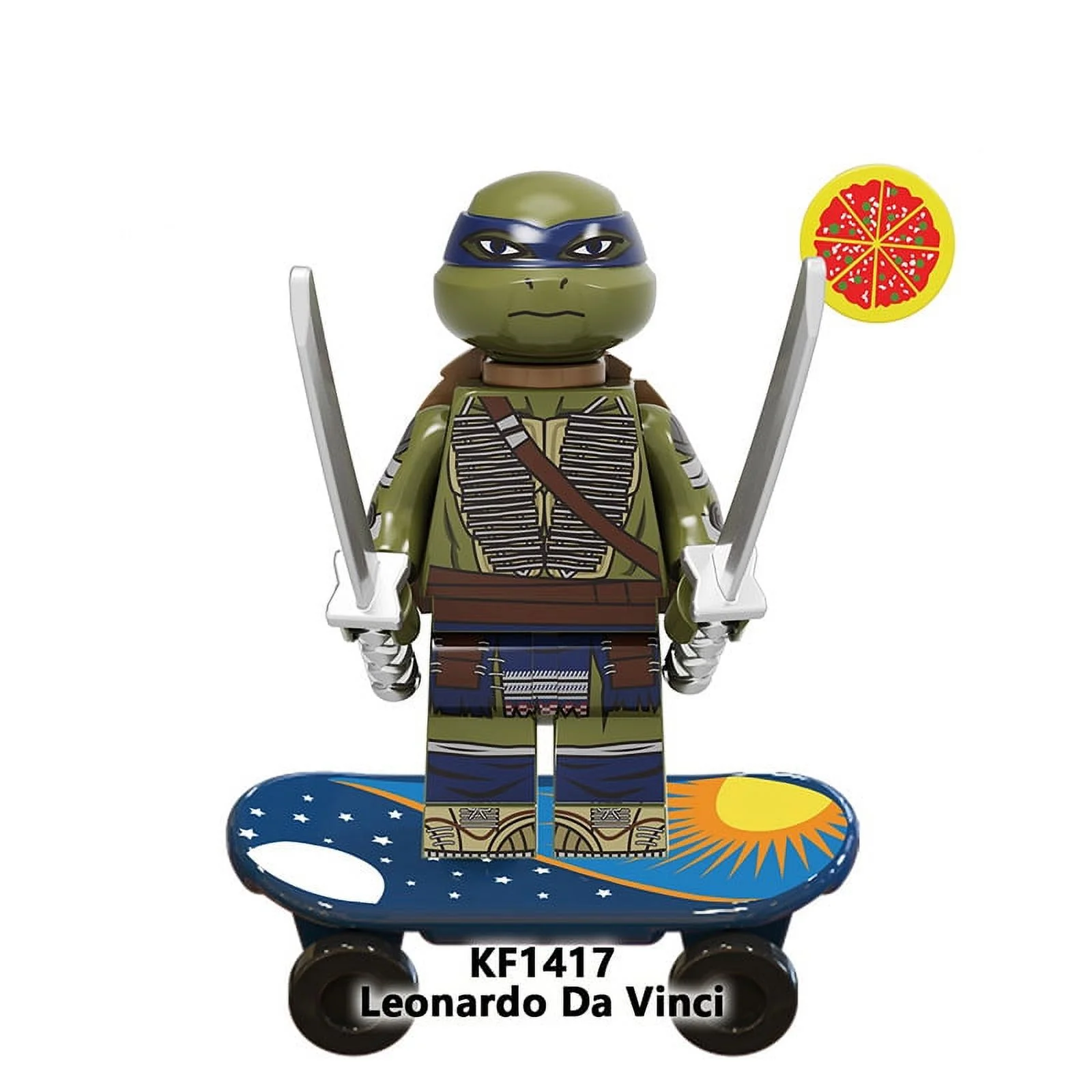 Teenage Mutant Ninja Turtles Mutant Mayhem Building Block Figure x 4 Sets B