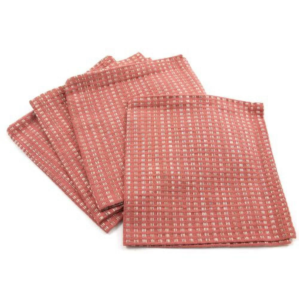 Park B. Smith Cortina Guava Pink 100% Cotton Dinner Napkin, Set of 12