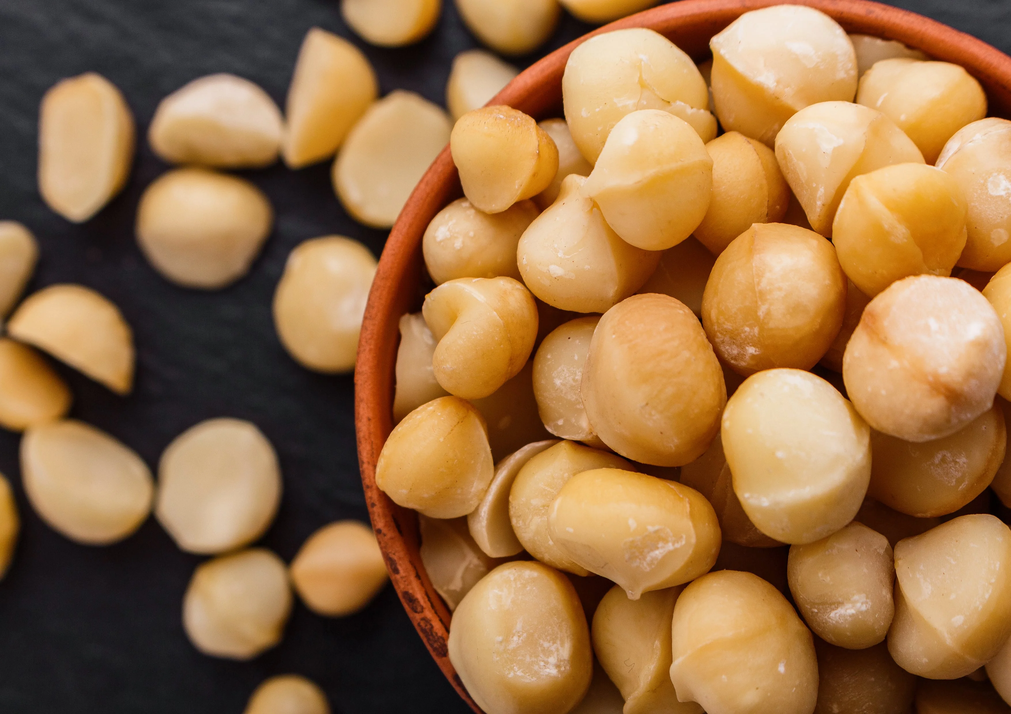 Dry Roasted Macadamia Nuts with Himalayan Salt, 2 Pounds — Vegan — by Food to Live