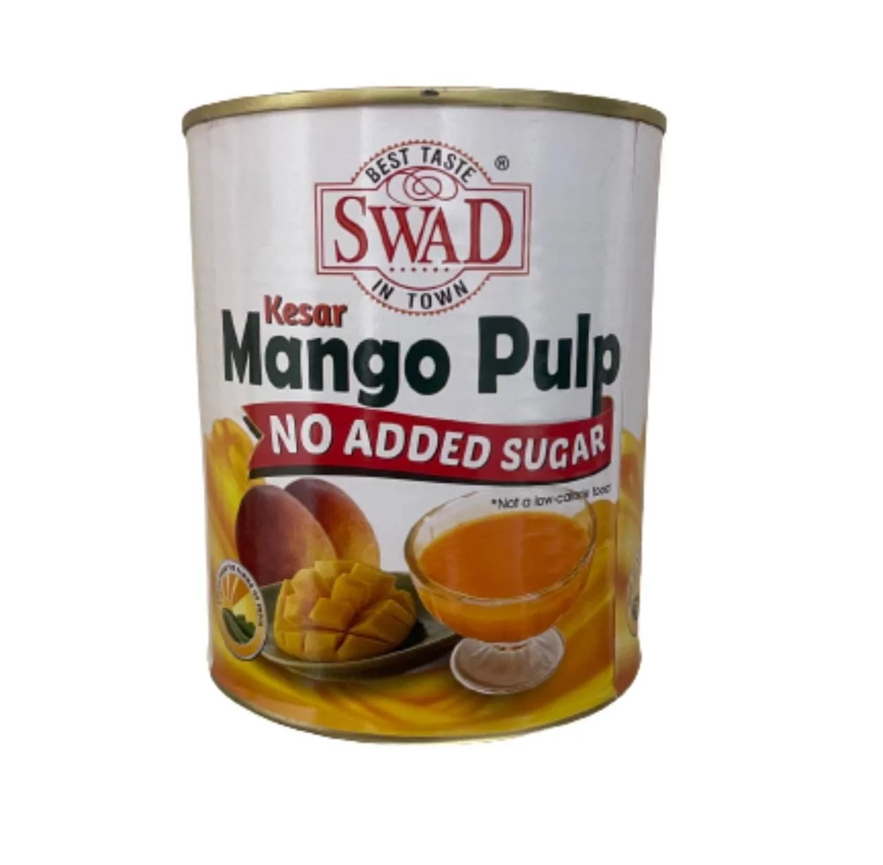 Swad Kesar Mango Pulp No Sugar Added 850g (Pack of 2)