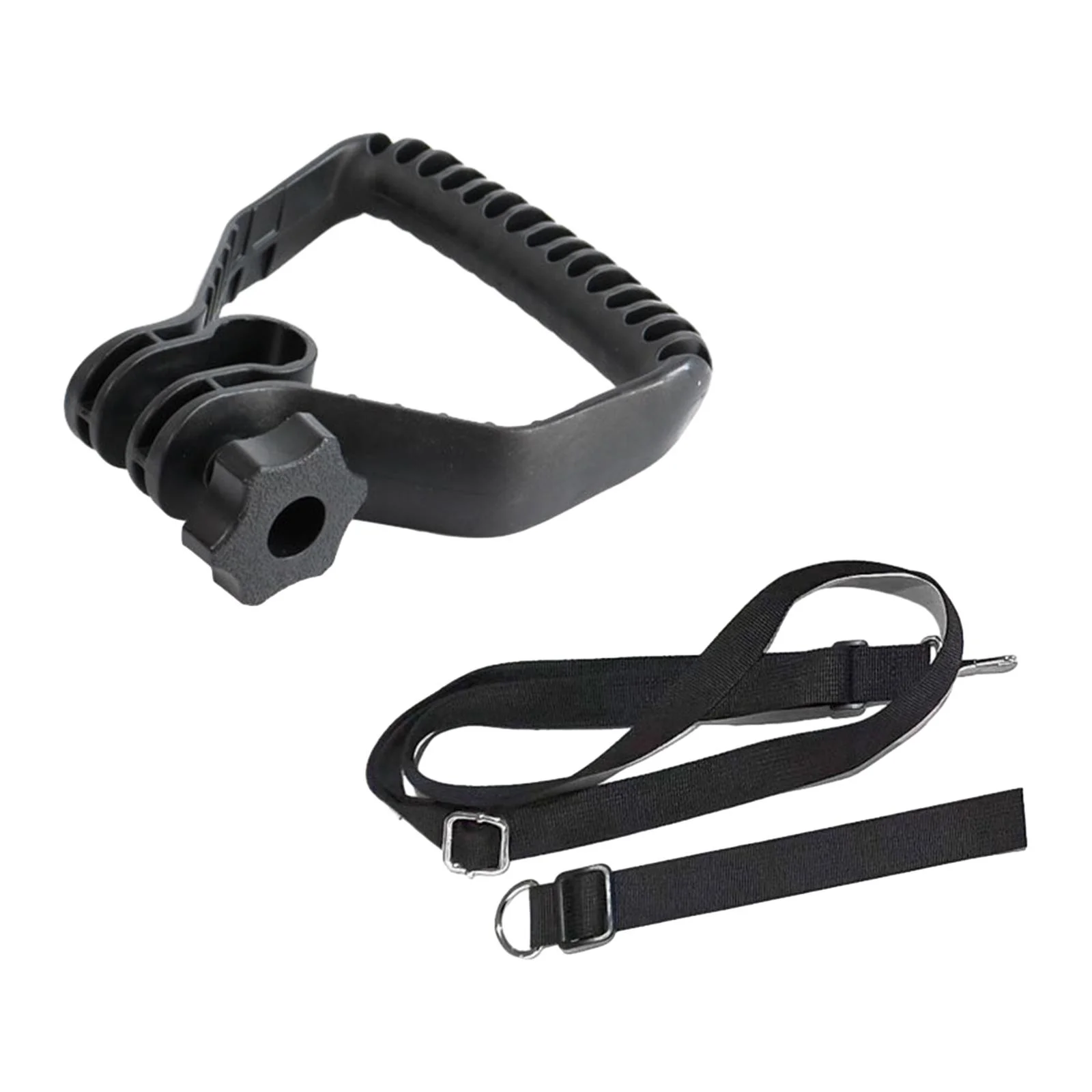 SunniMix Brush Cutter Replacement Handle with Ergonomic Universal Non-Slip Shoulder Strap