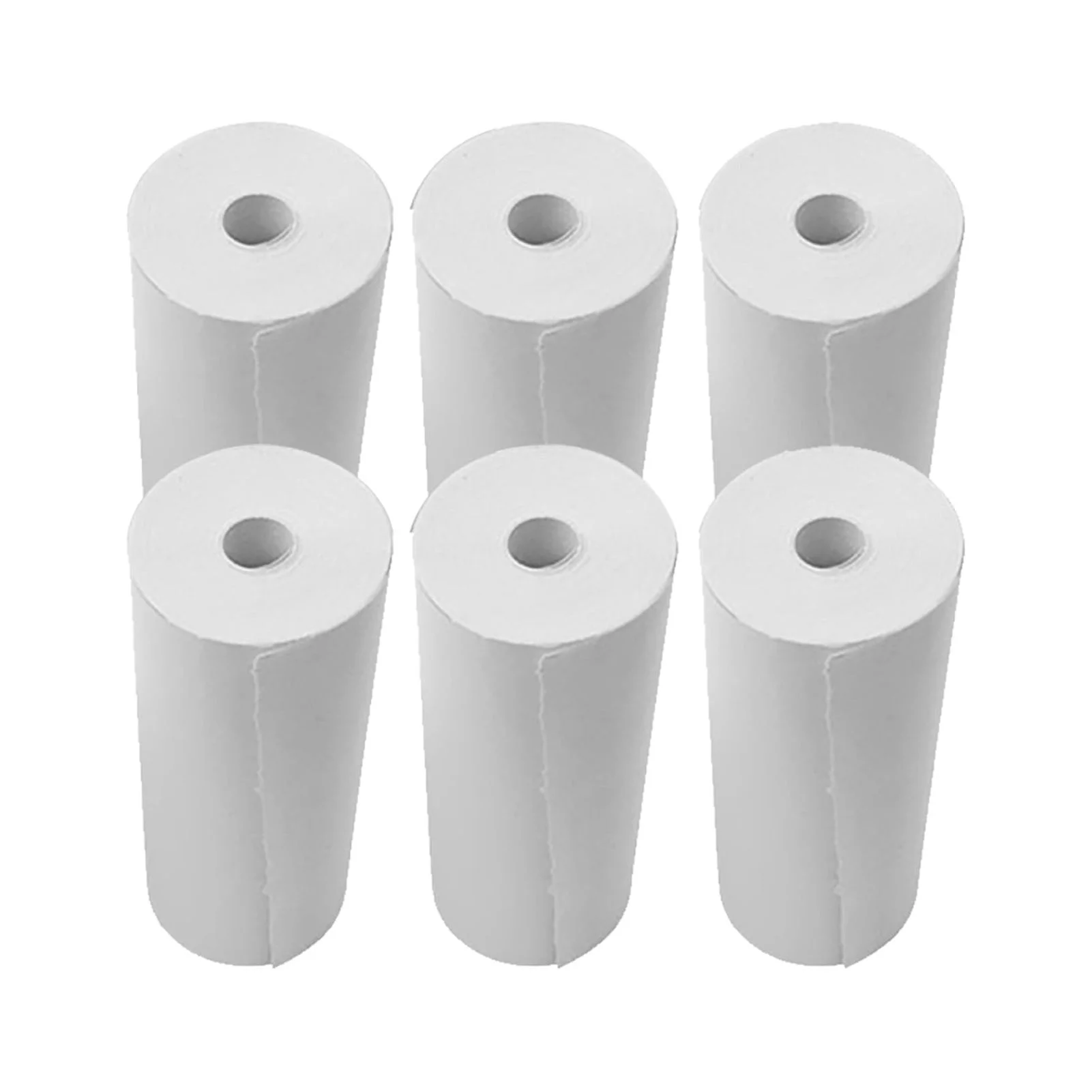 Tomshoo Premium Thermal Paper Rolls for Supermarket Cash Register Printer, 80x30mm, 6 Rolls