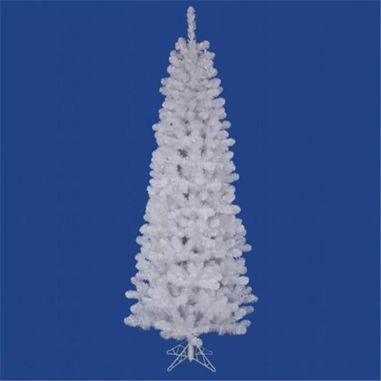 9.5 ft. x 44 in. White Salem Pencil Pine Christmas Tree 1171T - PVC Artificial Tree