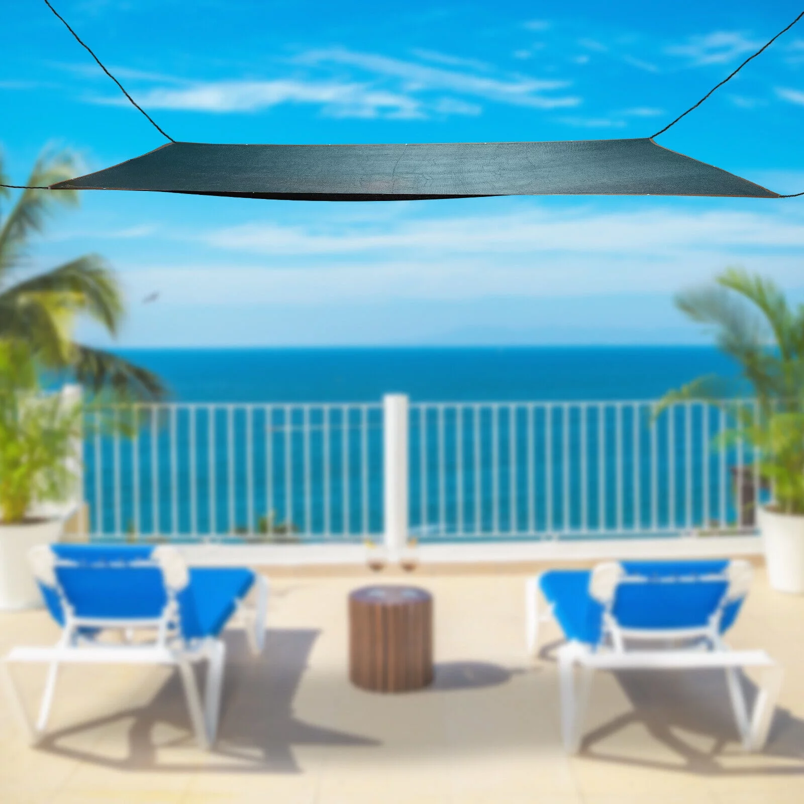 80% Resistant Shade Cloth fit Plants Garden Greenhouse Woven Net Mesh Post-Mount