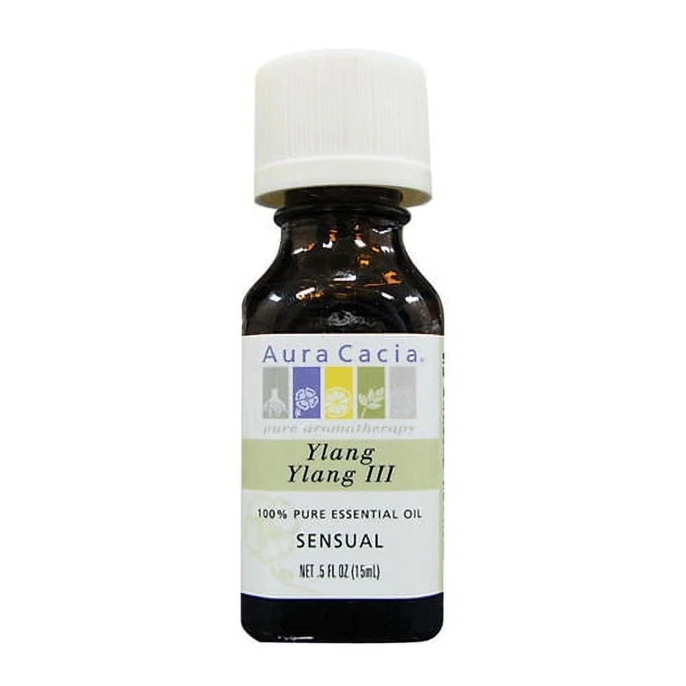 Aura Cacia 100% Pure Essential Oil Sensual Ylang Ylang (Cananga Odorata) - 0.5 Oz