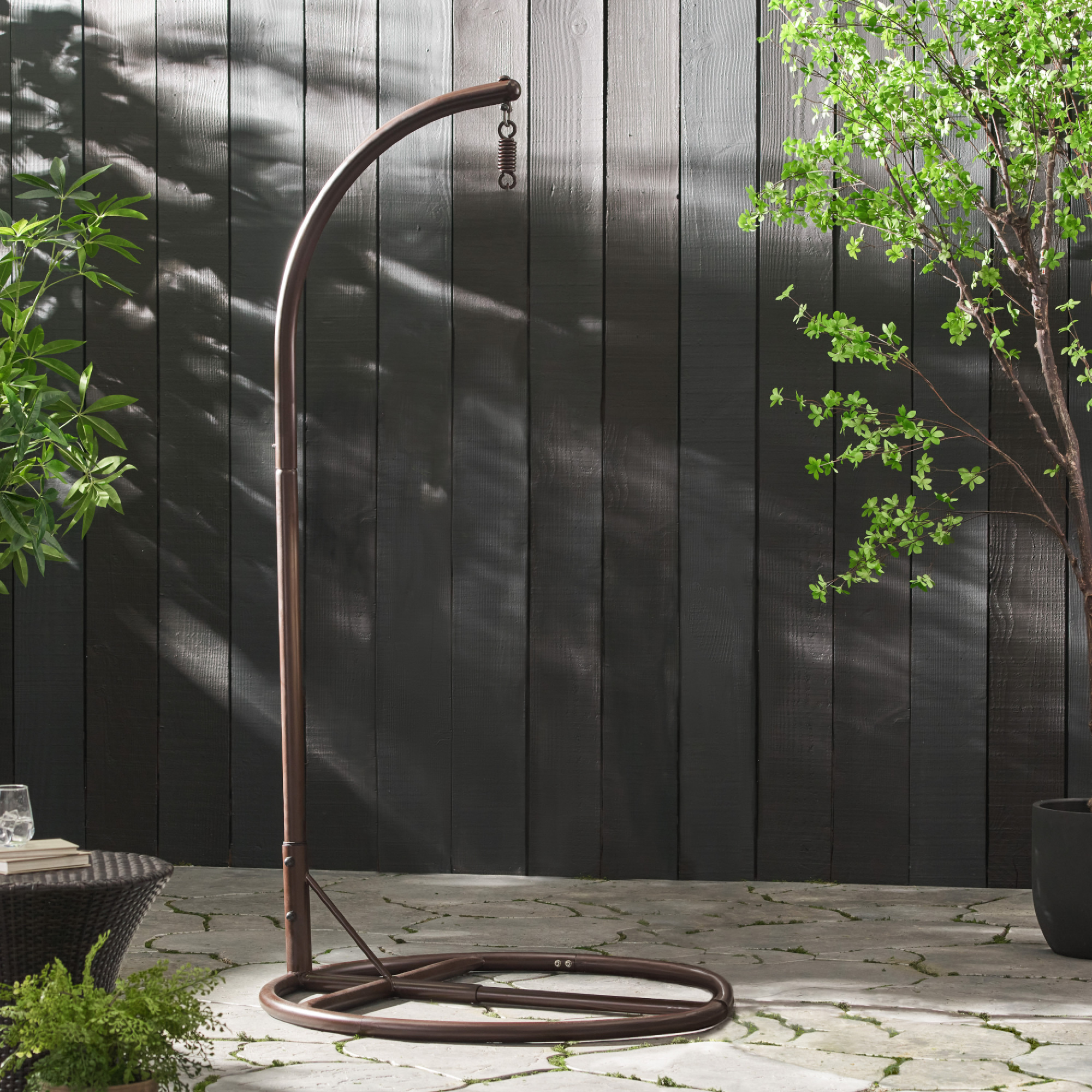 Powder-Coated Iron Hammock Chair Stand - Secure Hanging Solution