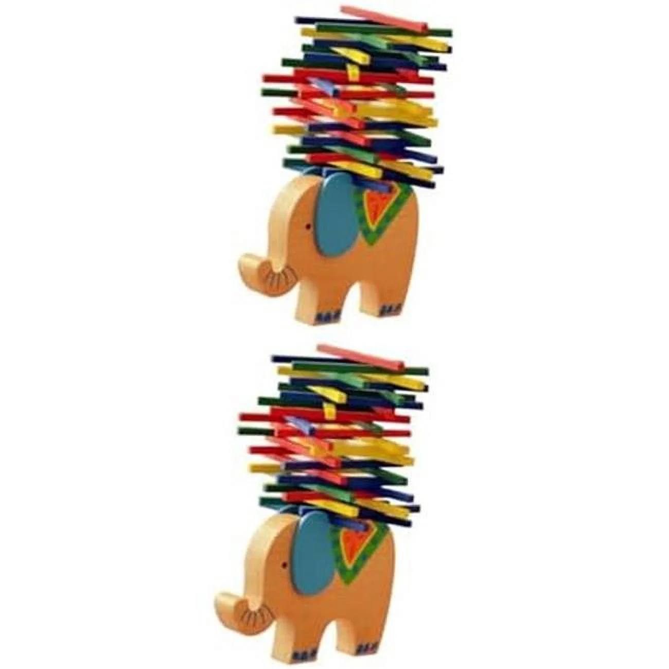 UNO1RC  Kids Wooden Toys Wood Toys Building Blocks for Kids Developmental Toys Balance Games Playset - 2 Piece