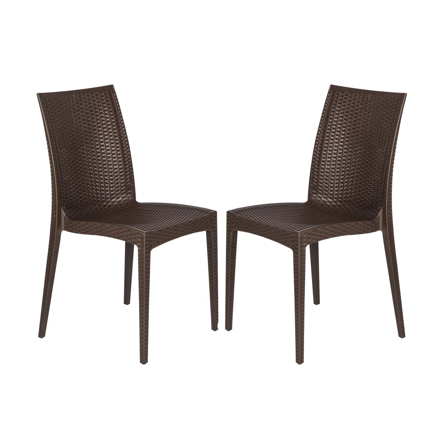 HomeStock Timeless Tradition Indoor/Outdoor Dining Chair - Set of 2