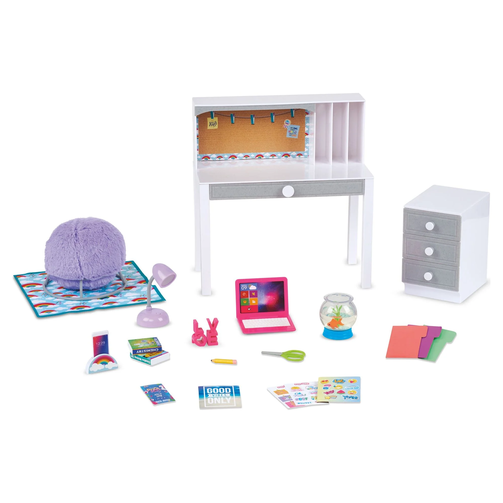 My Life As Plastic Modular Desk Play Set for 18” Dolls