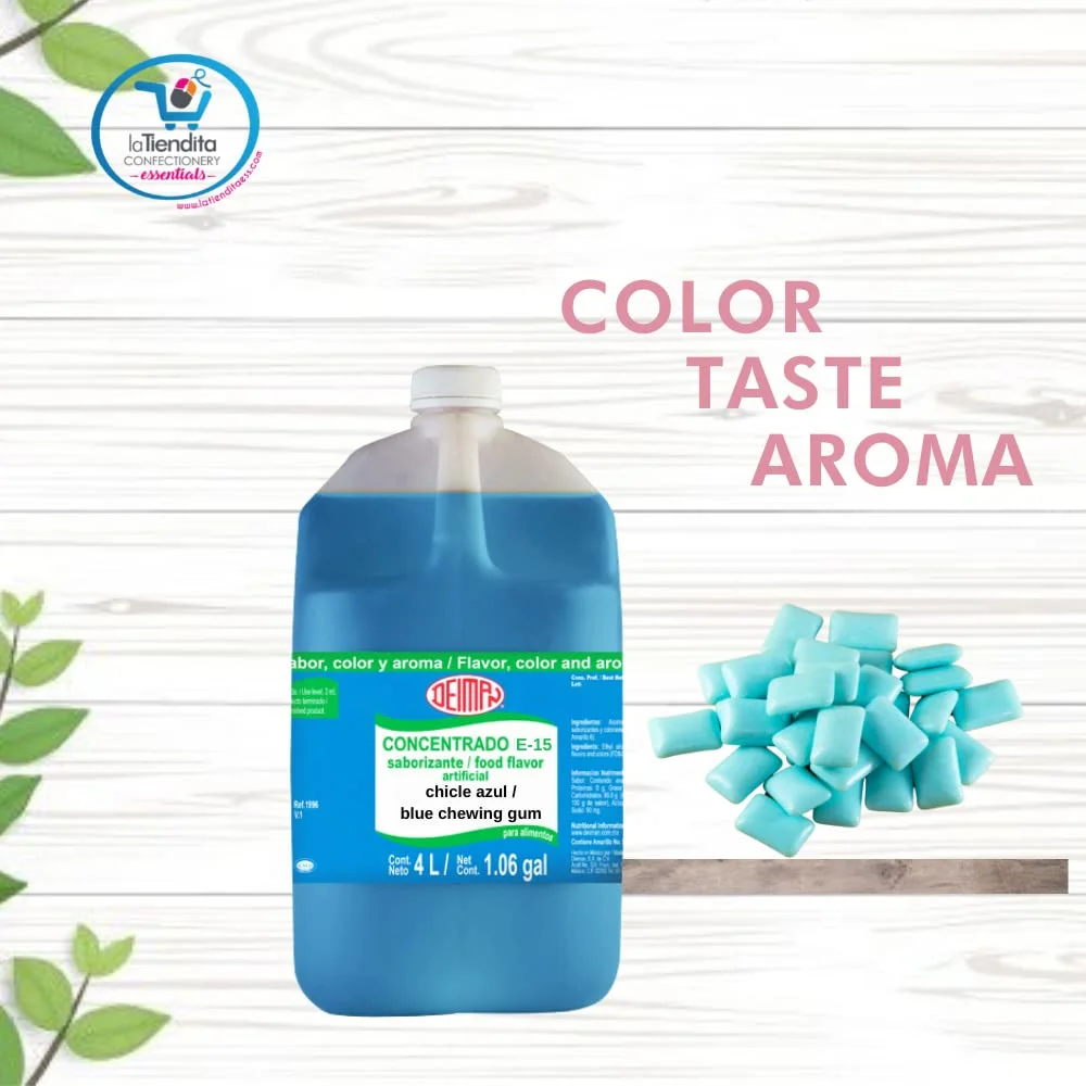 Arificial Food Flavorig Blue Chewig Gum Cocerae E-15 (1.06 gal)