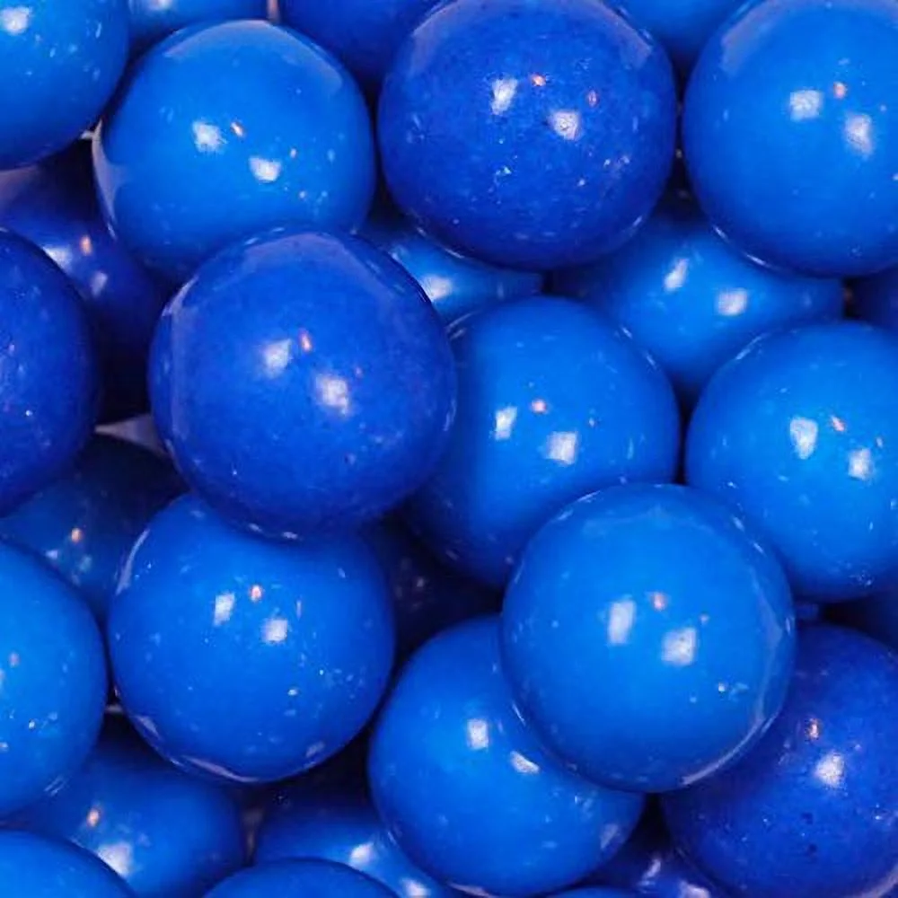Naturejam Blue 1 inch Gumballs – Chewing gum For Baby Showers Or Gender Reveal Parties 2 Pounds Size