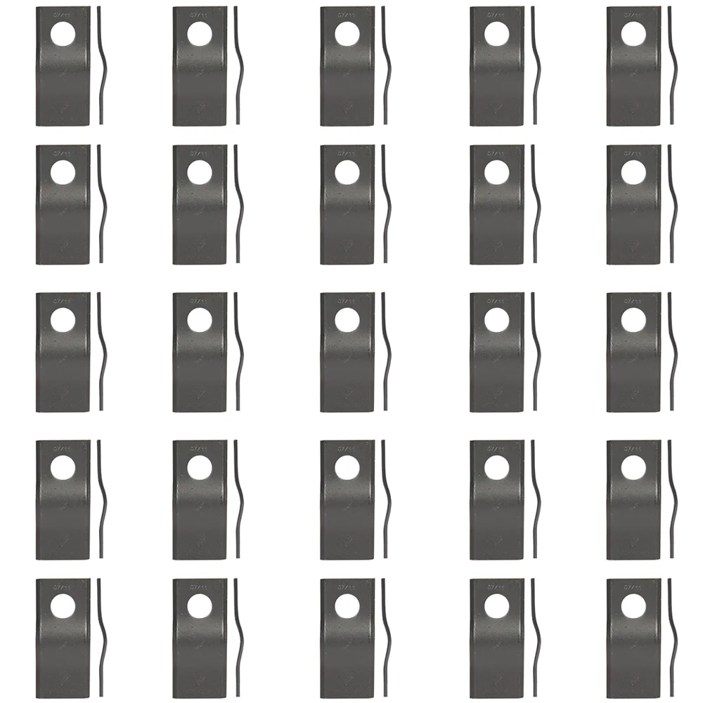 RAParts CM120 Fits Zweeger Pack of 25 Disc Mower Blades 4-1/8