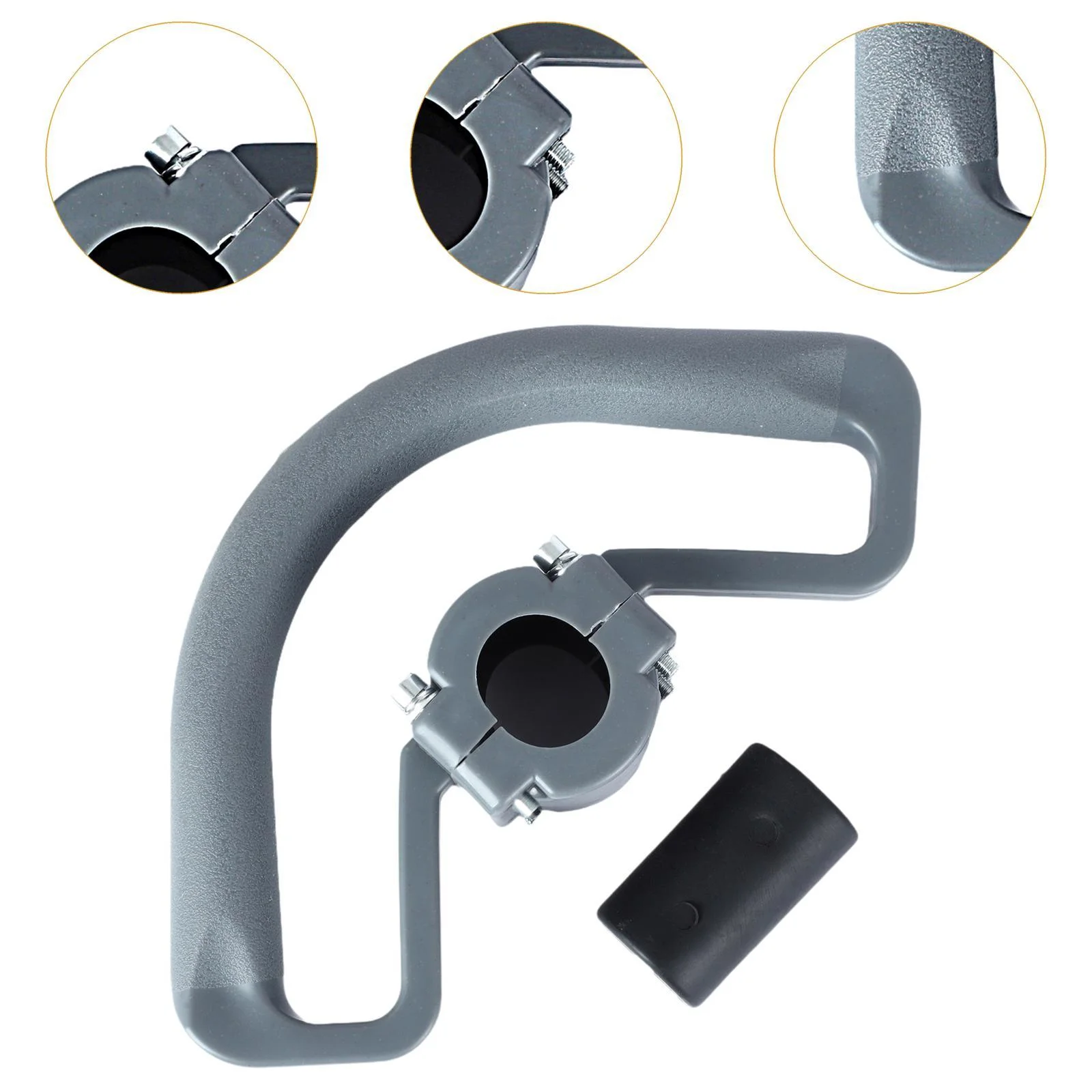 Gazechimp Backpack Lawn Trimmer Loop Handle Handlebar Attachments Professional Generic Grey