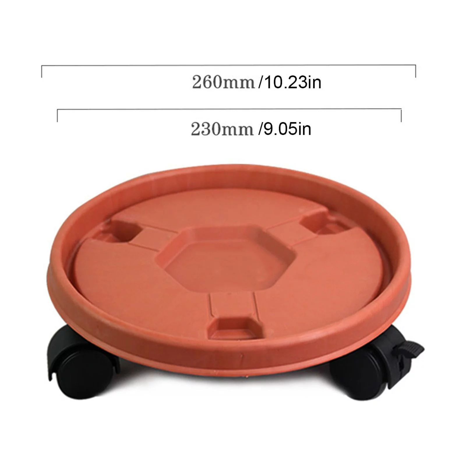 Birthday Gifts for Women, Decoration Outdoor Universal Wheel Mobile Tray Flower Pot Bottom Basin Support Roller Round Chassis