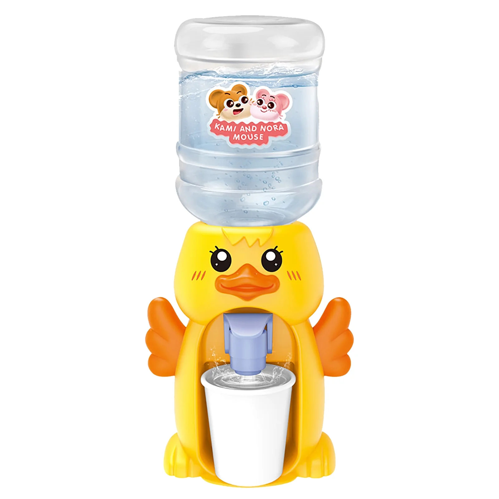 Toy Kitchen Accessory Set Cartoon Water Dispenser Play House Kitchen Toys Flavor Mini Drink Machine