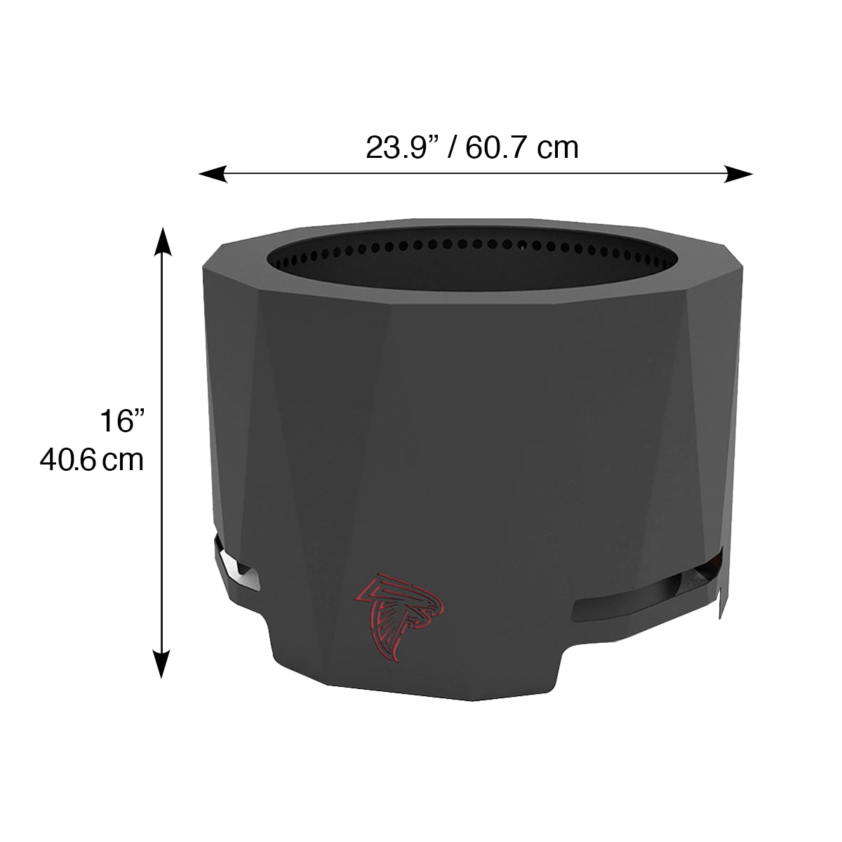 Atlanta Falcons 23.9'' The Peak Smokeless Patio Fire Pit